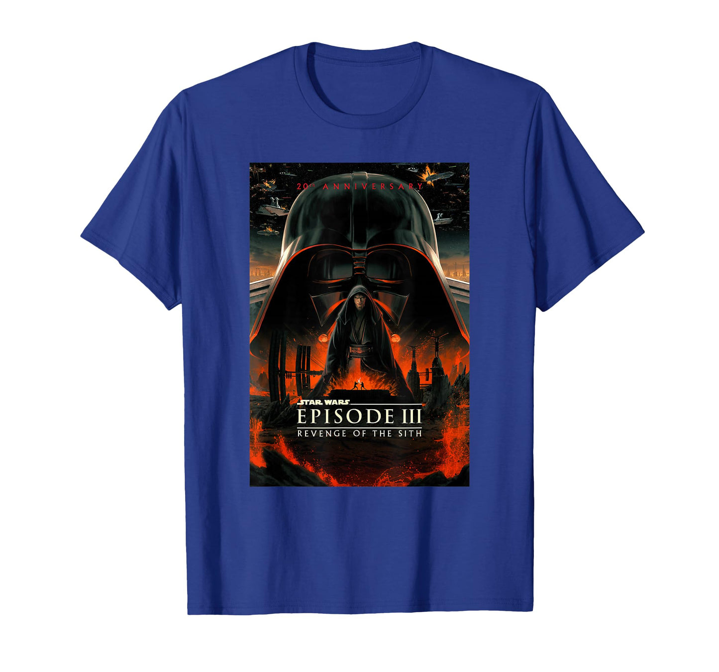 Star Wars 20th Anniversary Episode III Epic Chest Poster T-Shirt
