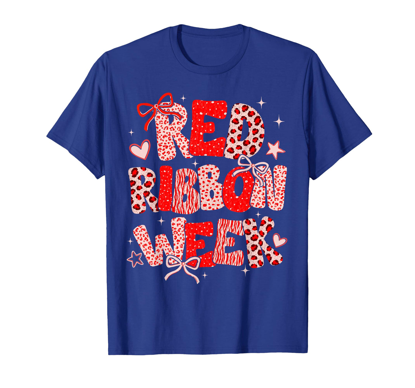 Wear Red For Red Ribbon Week Awareness Coquette Bow T-Shirt