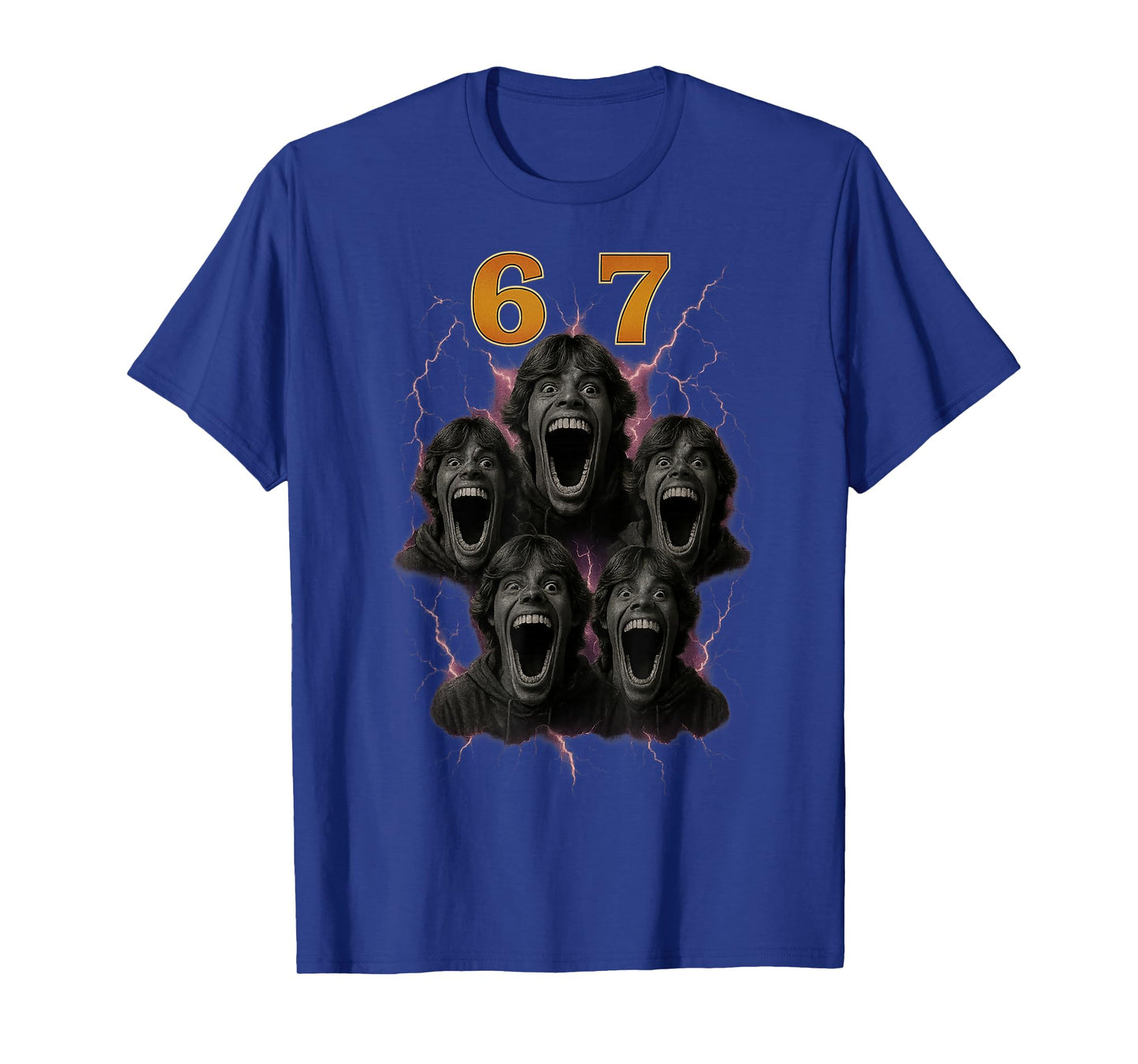 67 Six Seven Bootleg 6 7 Meme Design Funny 6 7 T-Shirt