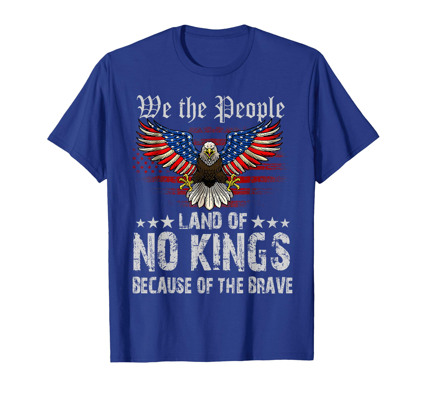 No Kings Shirt America Vintage Flag No Kings Day Men Women T-Shirt