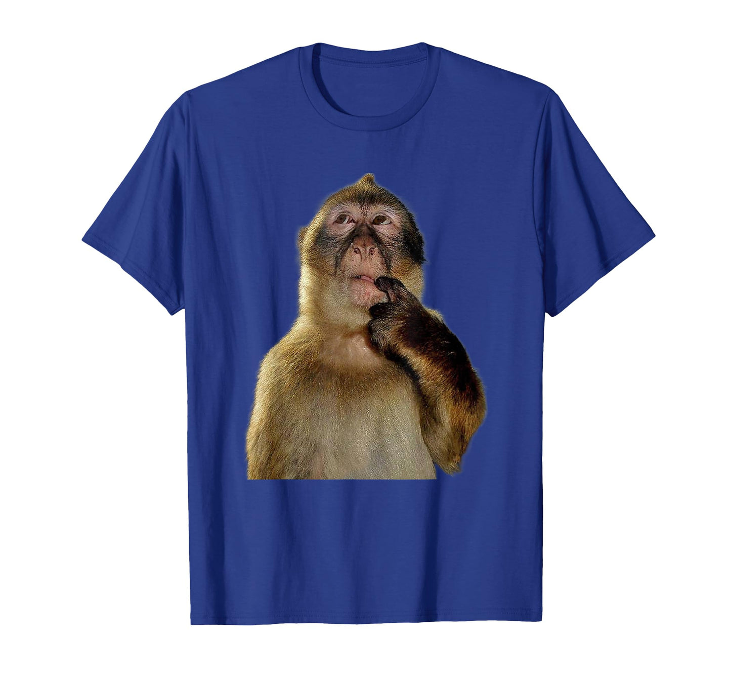 Thinking Monkey Meme T-Shirt