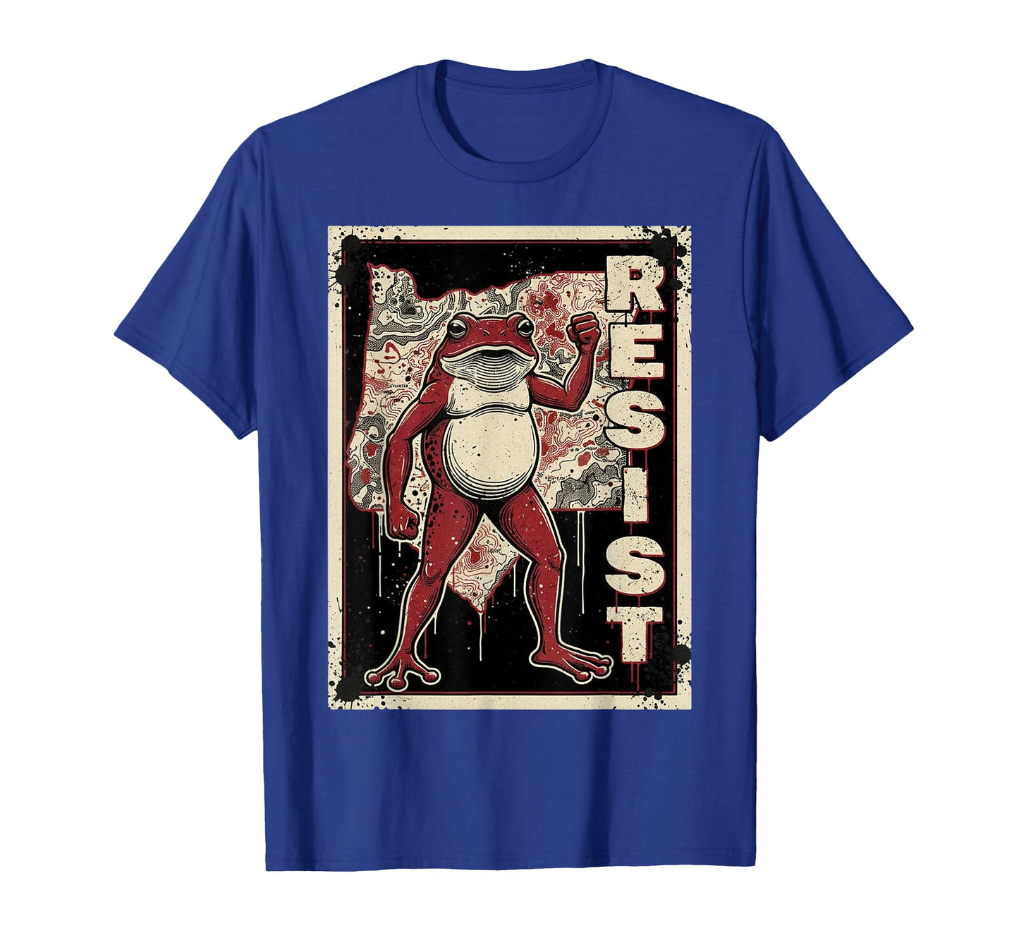 Portland Frog Protest Japanese Poster T-Shirt