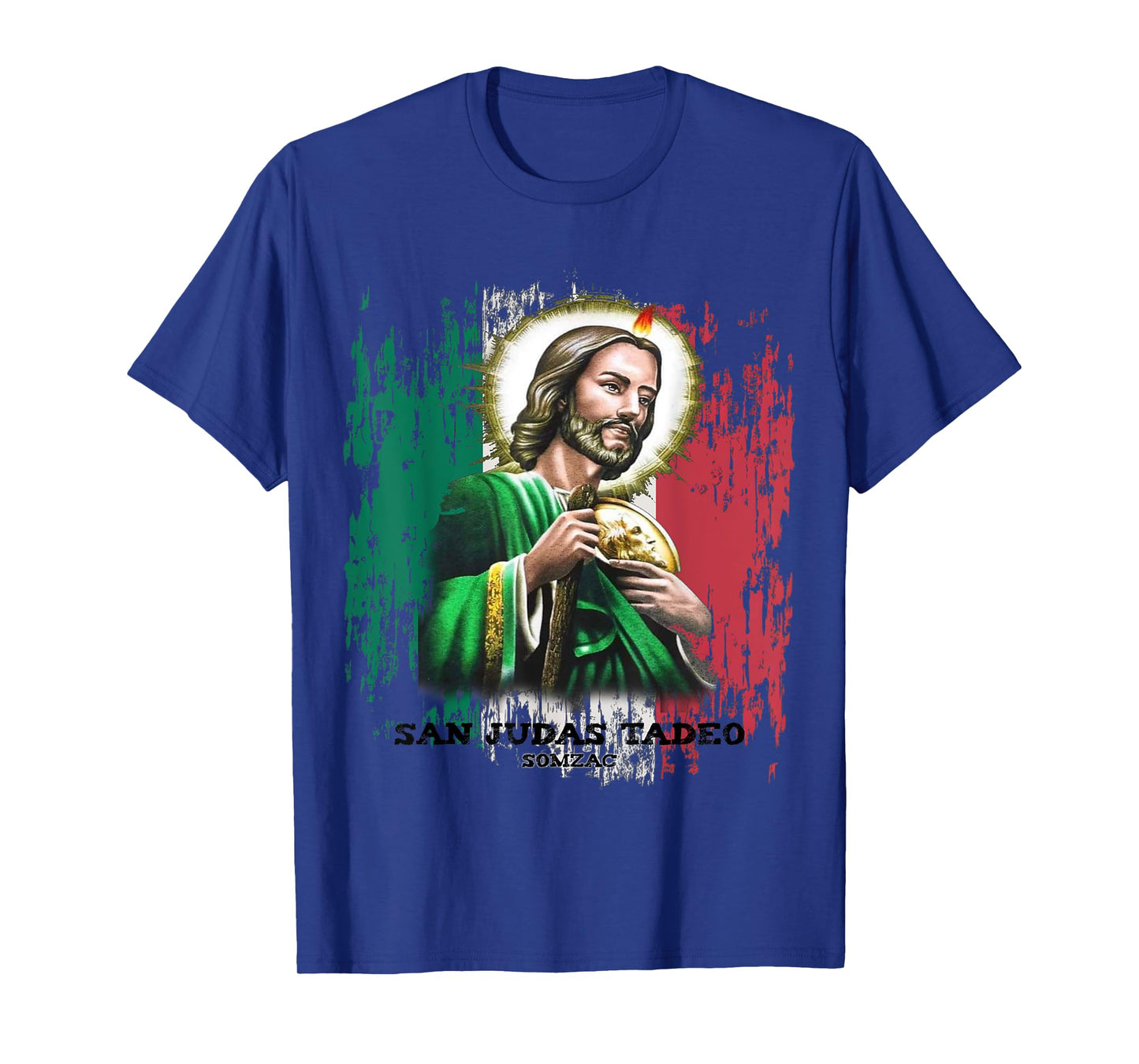 San Judas Tadeo - St. Jude Art Mexican Flag T-Shirt