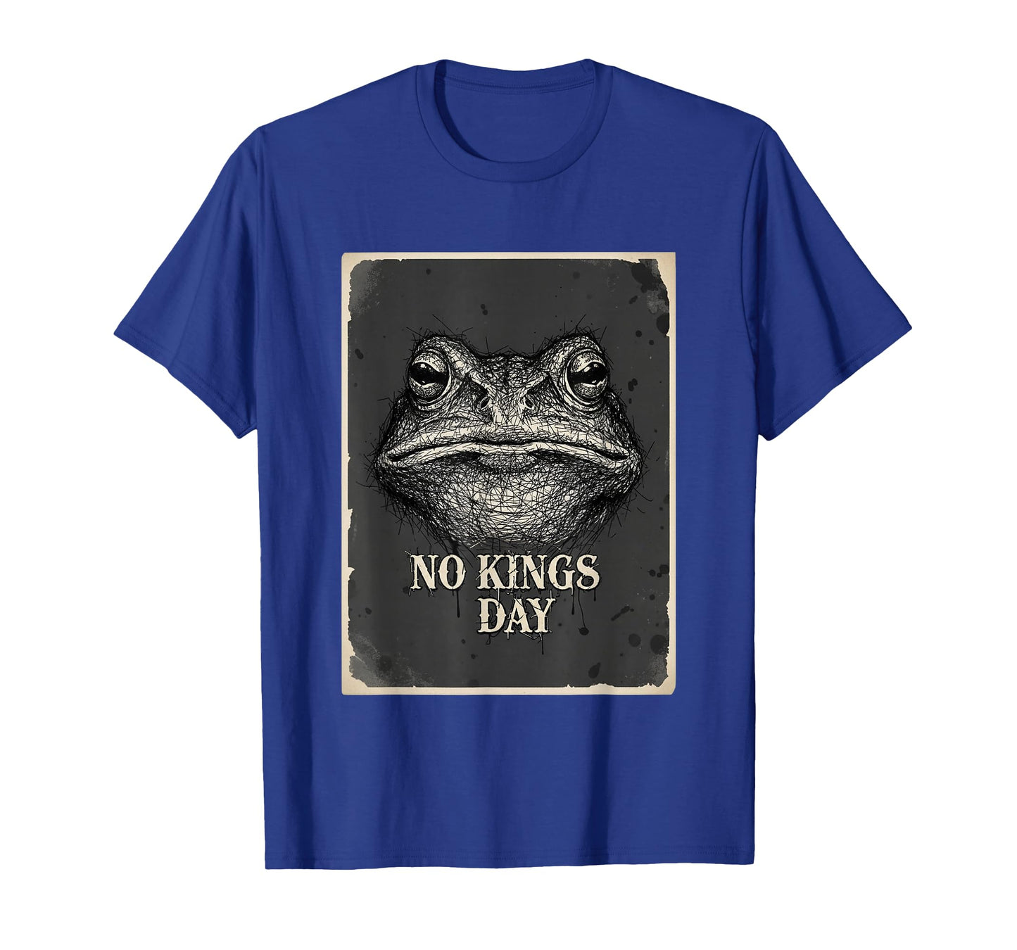 No Kings Day Portland Shirt Frog Protest Poster T-Shirt