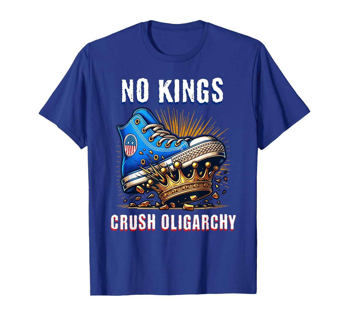 No Kings in America No King Protest Fight Oligarchy T-Shirt