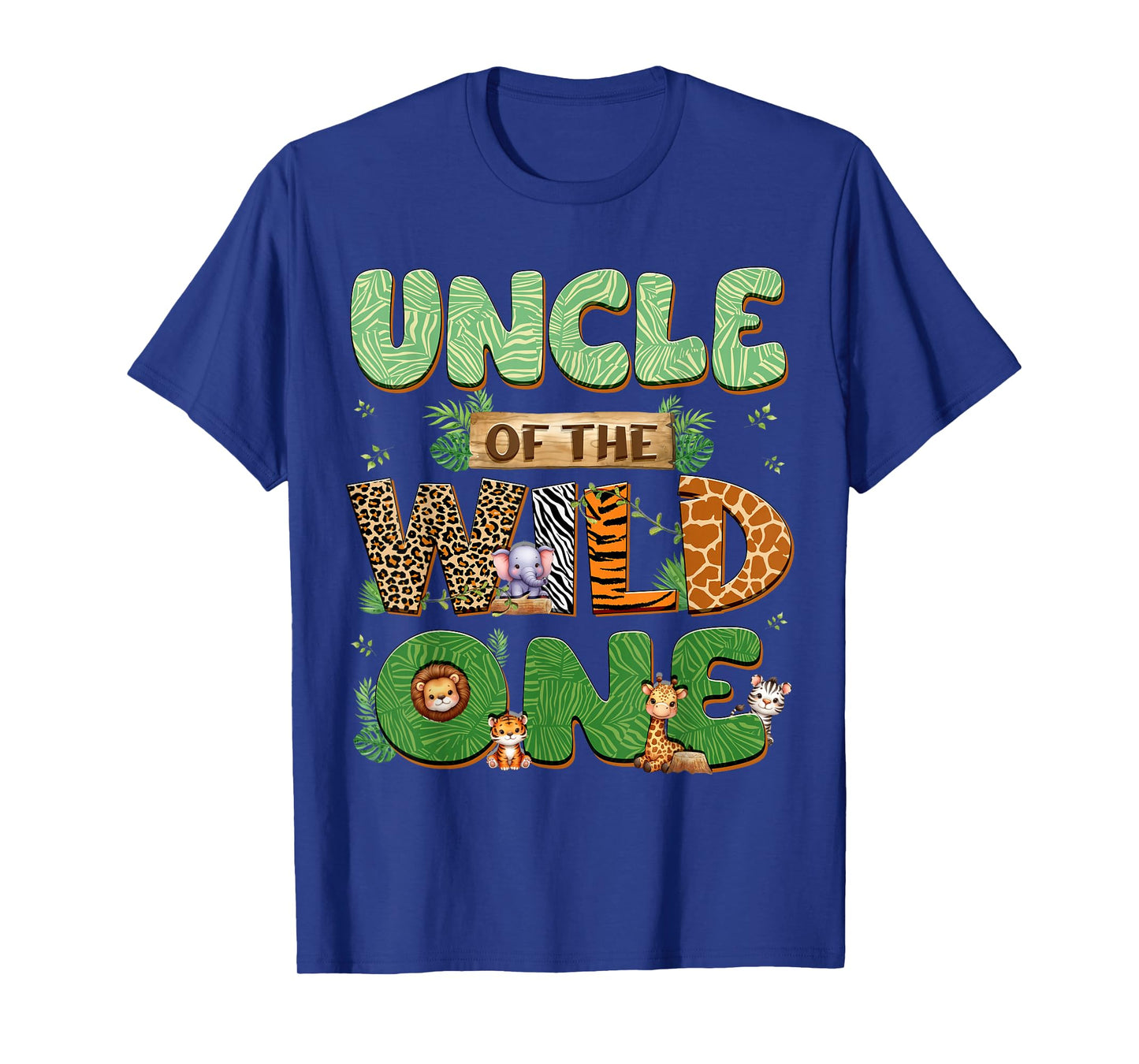 Uncle Of The Wild One Birthday Family Matching Party Decor T-Shirt