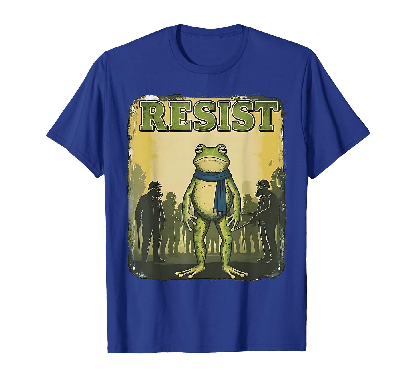 Portland Frog Resist Funny Protest No Kings Abolish Ice T-Shirt