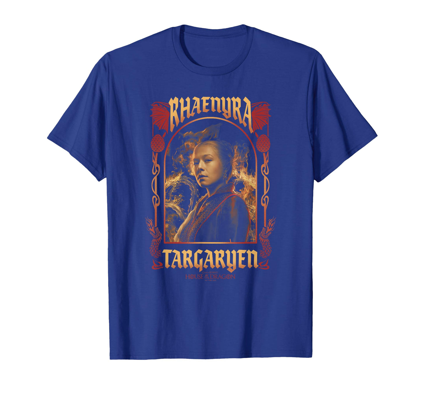 House of the Dragon Rhaenyra Targaryen Nouveau Portrait T-Shirt