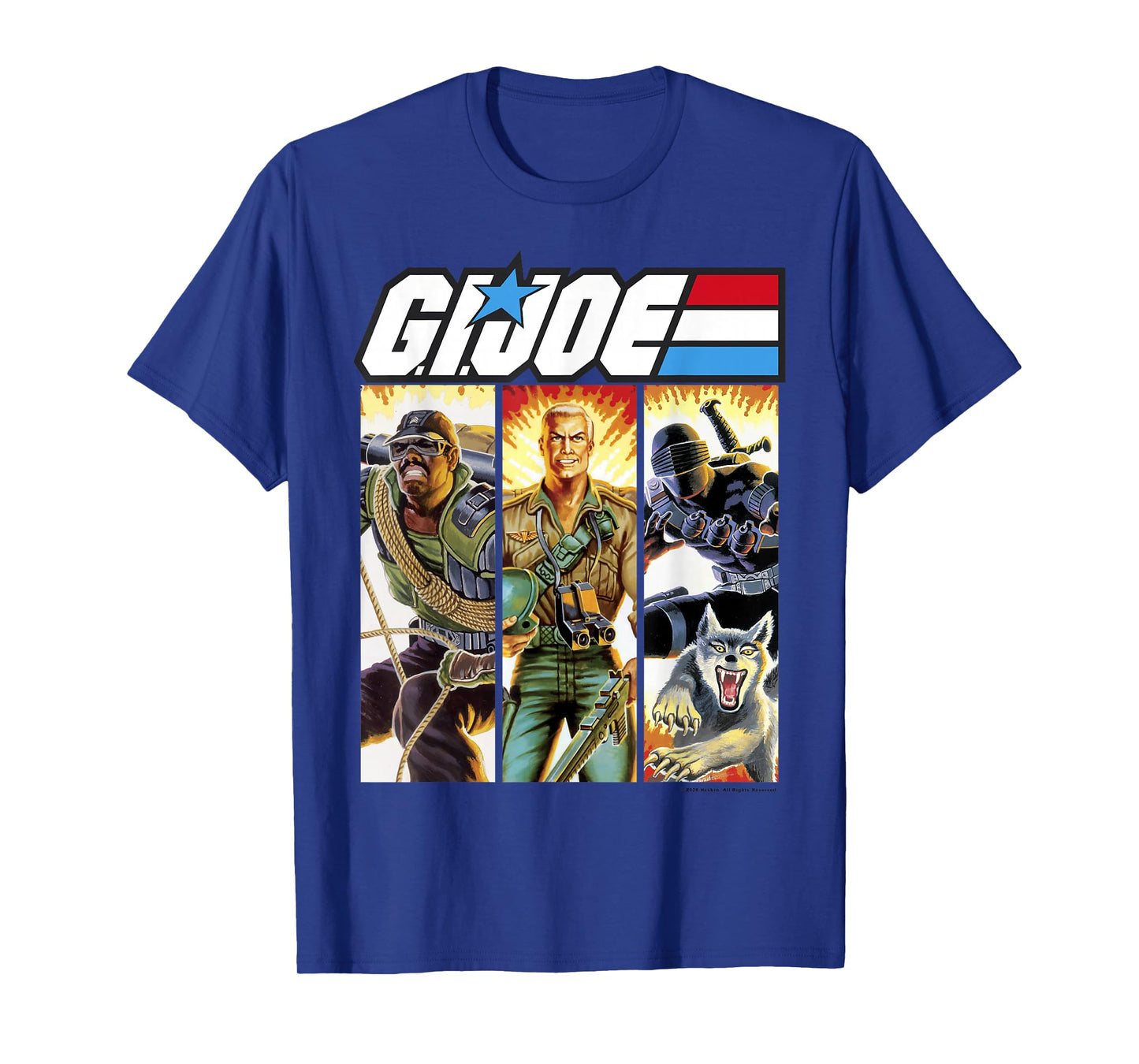 G.I. Joe Geared Up Action Shot Comic Panels T-Shirt