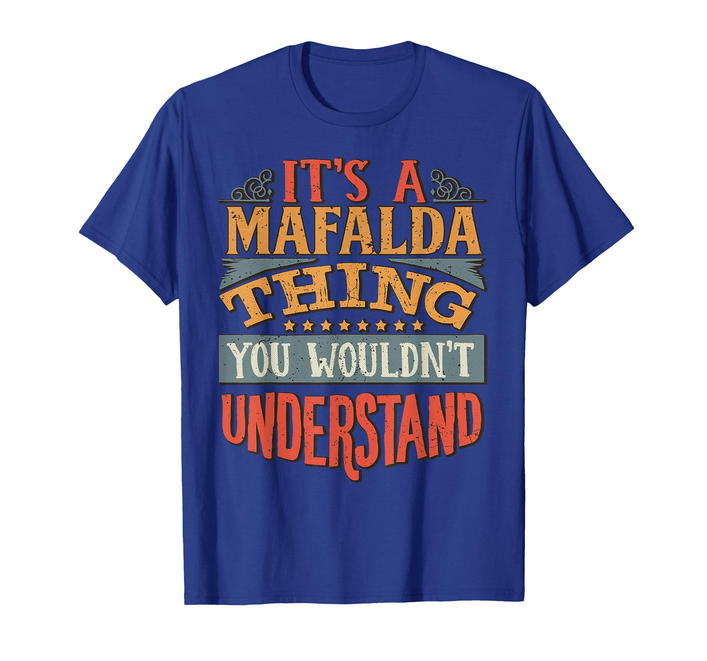Mafalda Name Gifts By Vnz Women's Black Small Modern Classic T-Shirt