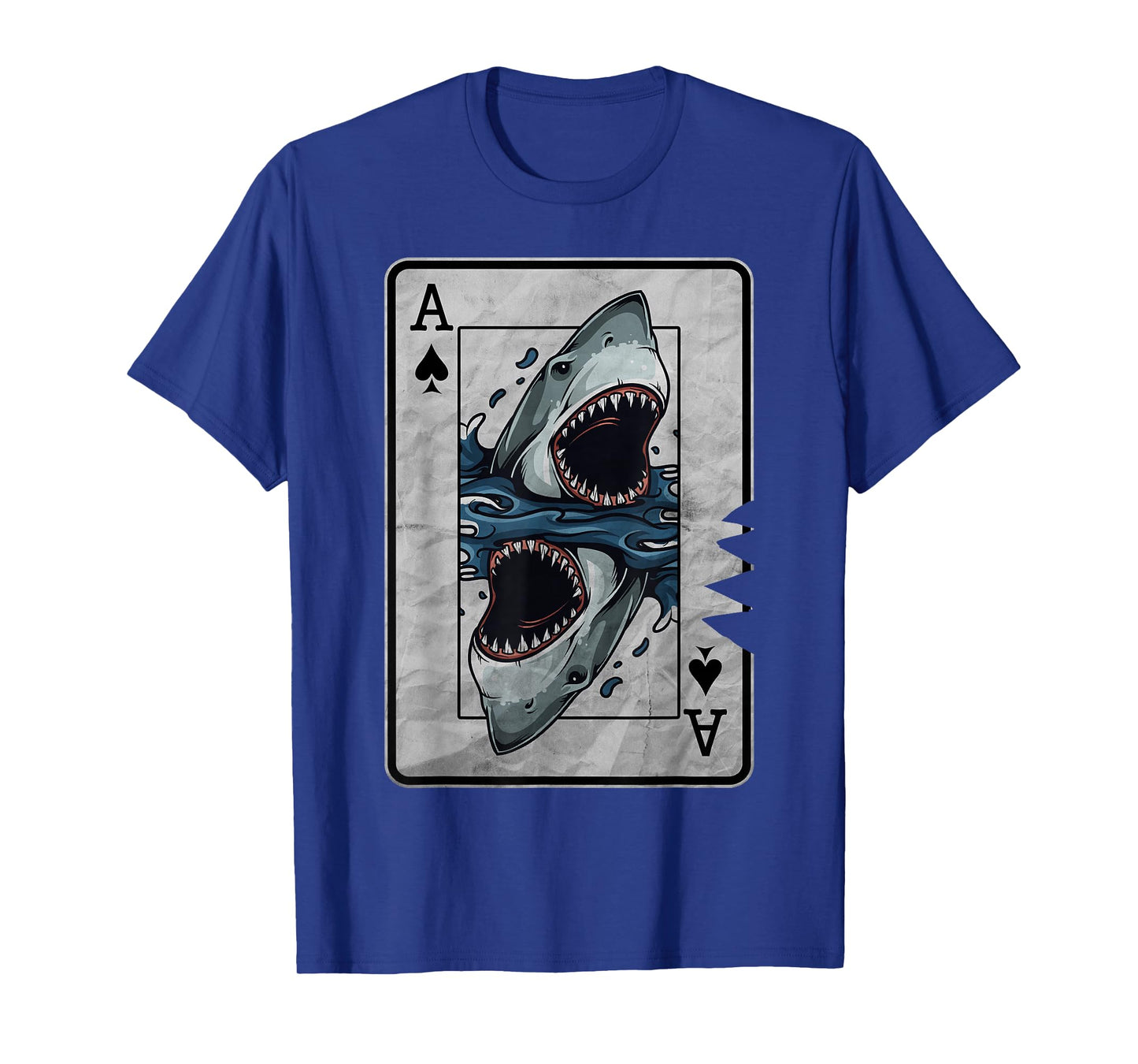 Poker Card Great White Shark T-Shirt