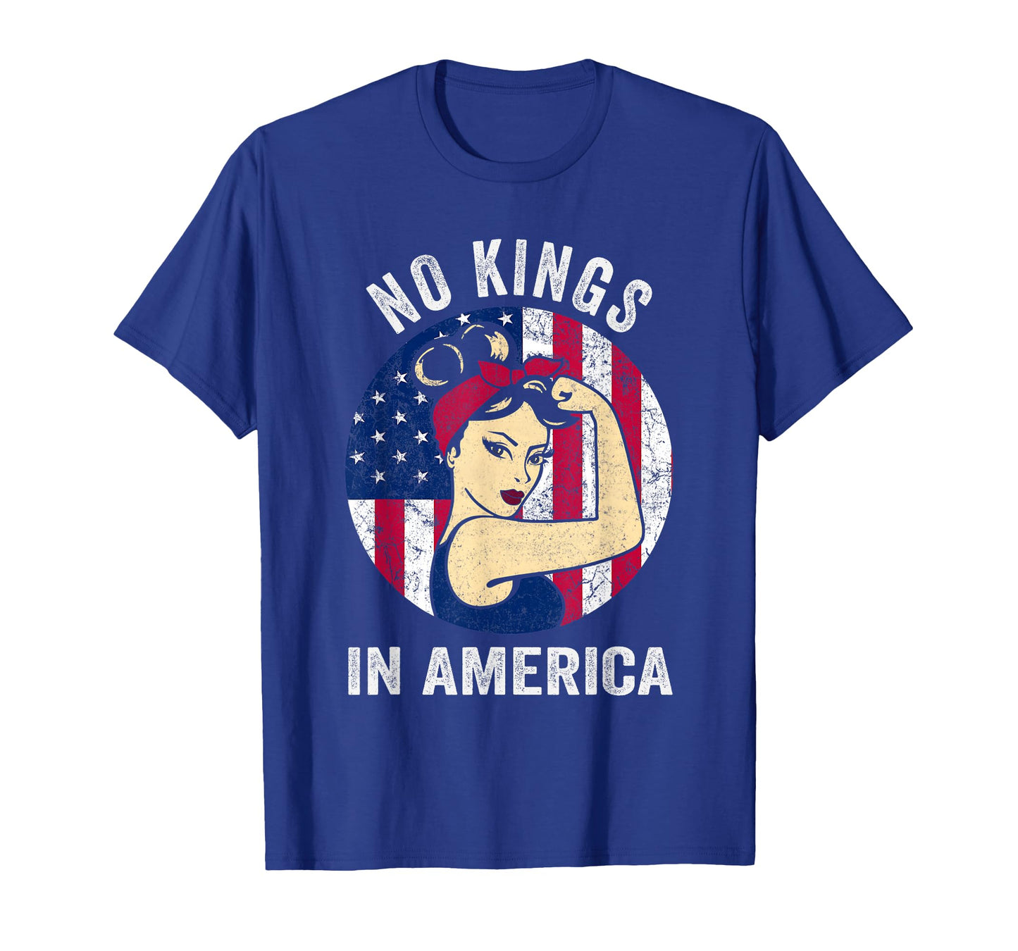 No Kings Shirt Women Vintage America No Kings in America T-Shirt