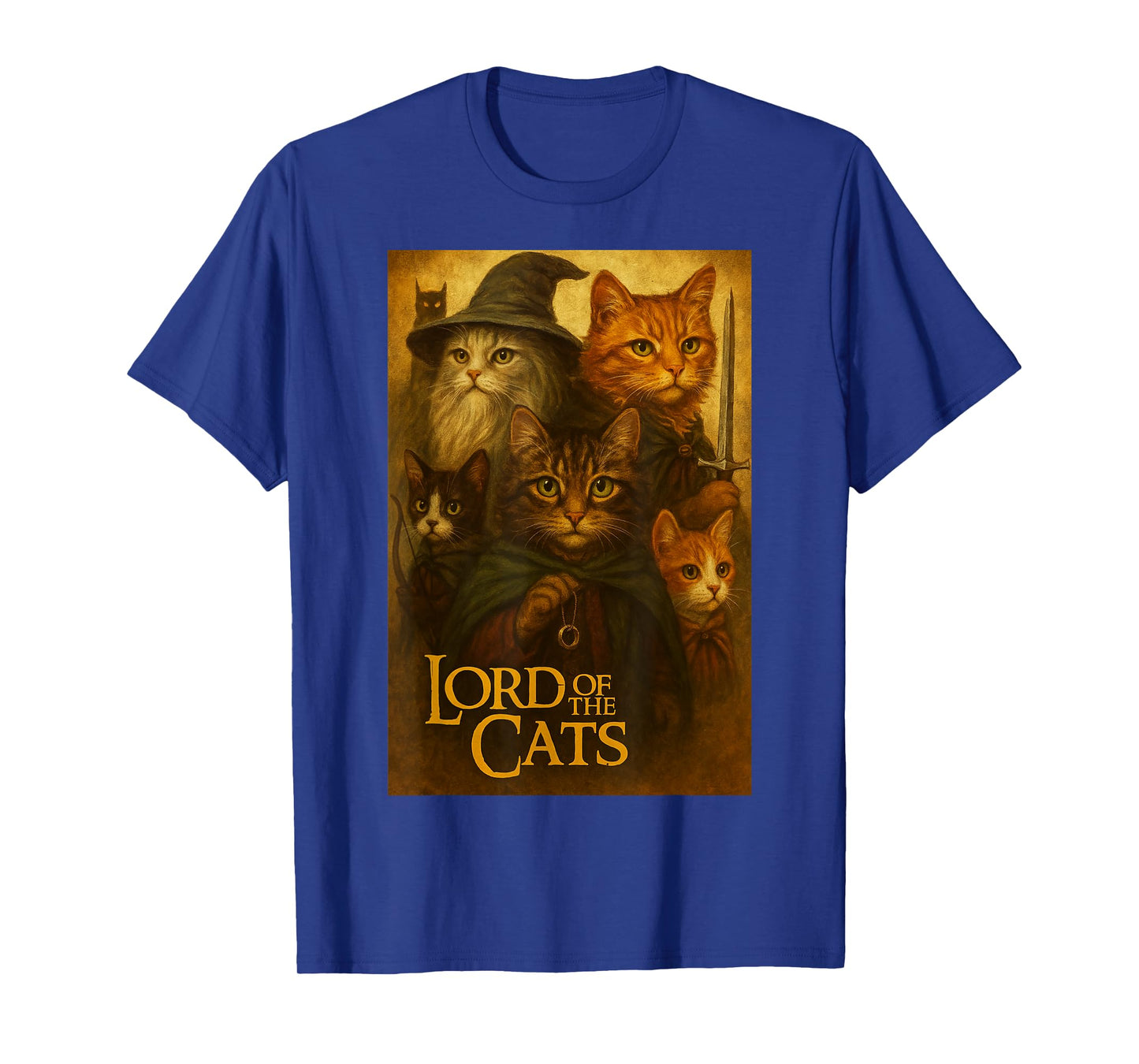 Cat - Lord of The Cats - Funny Kitten Men Women Kids T-Shirt