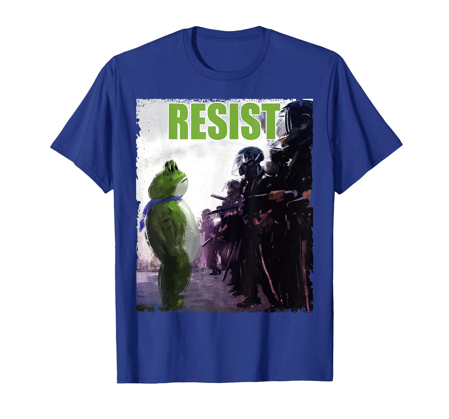 Funny Frogs Against Fascism, Resist Stand for Freedom T-Shirt