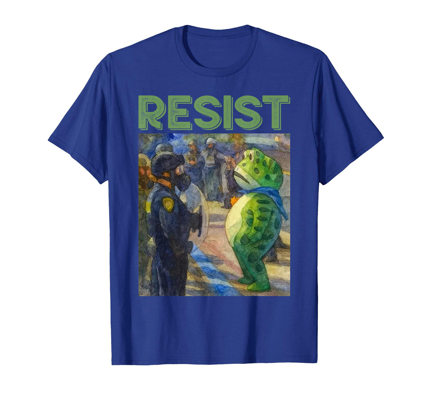 Resist Frog Portland Frog Protest for Men Women T-Shirt