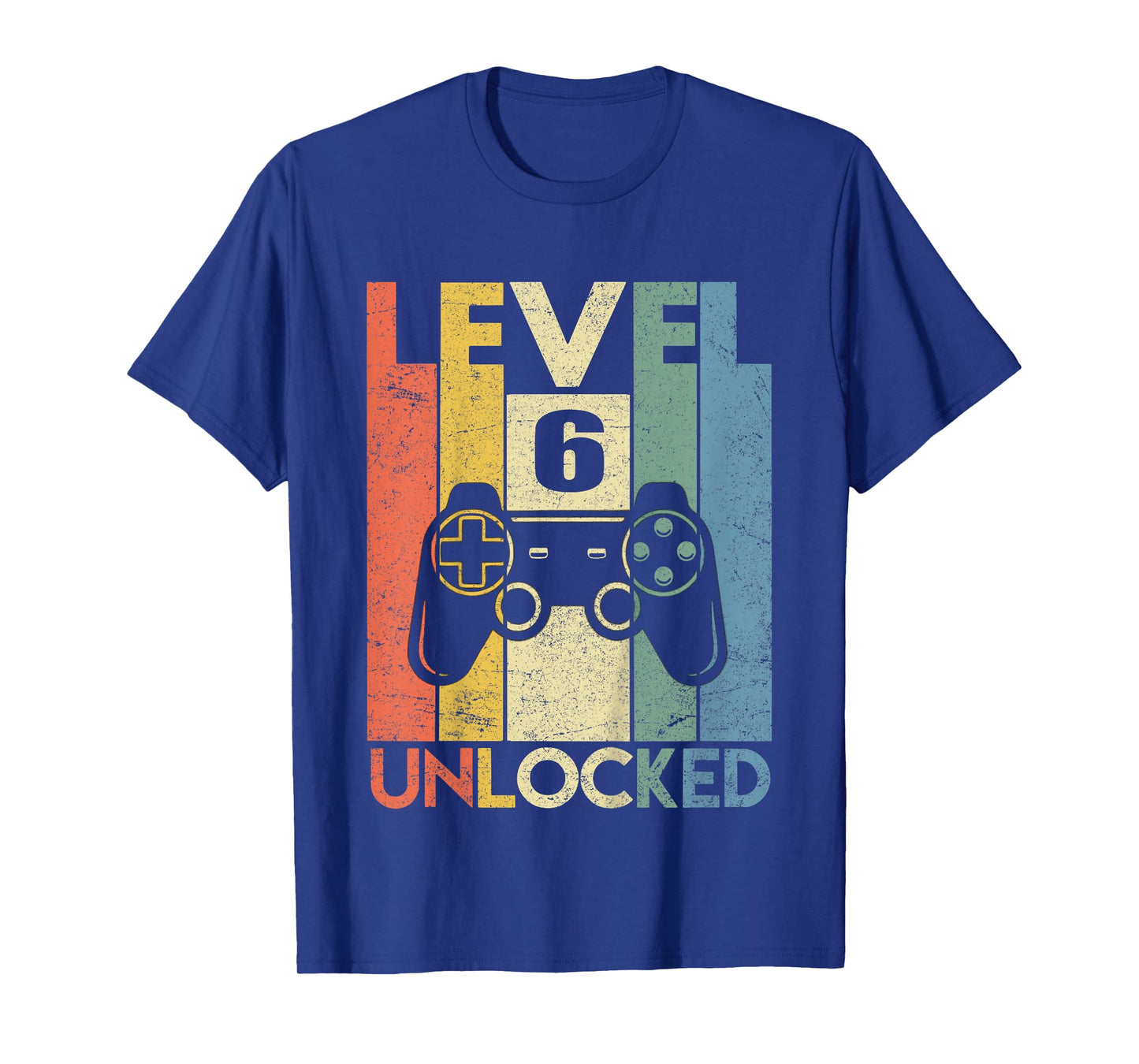 Level 6 Unlocked Shirt Funny Video Gamer 6th Birthday Gift T-Shirt