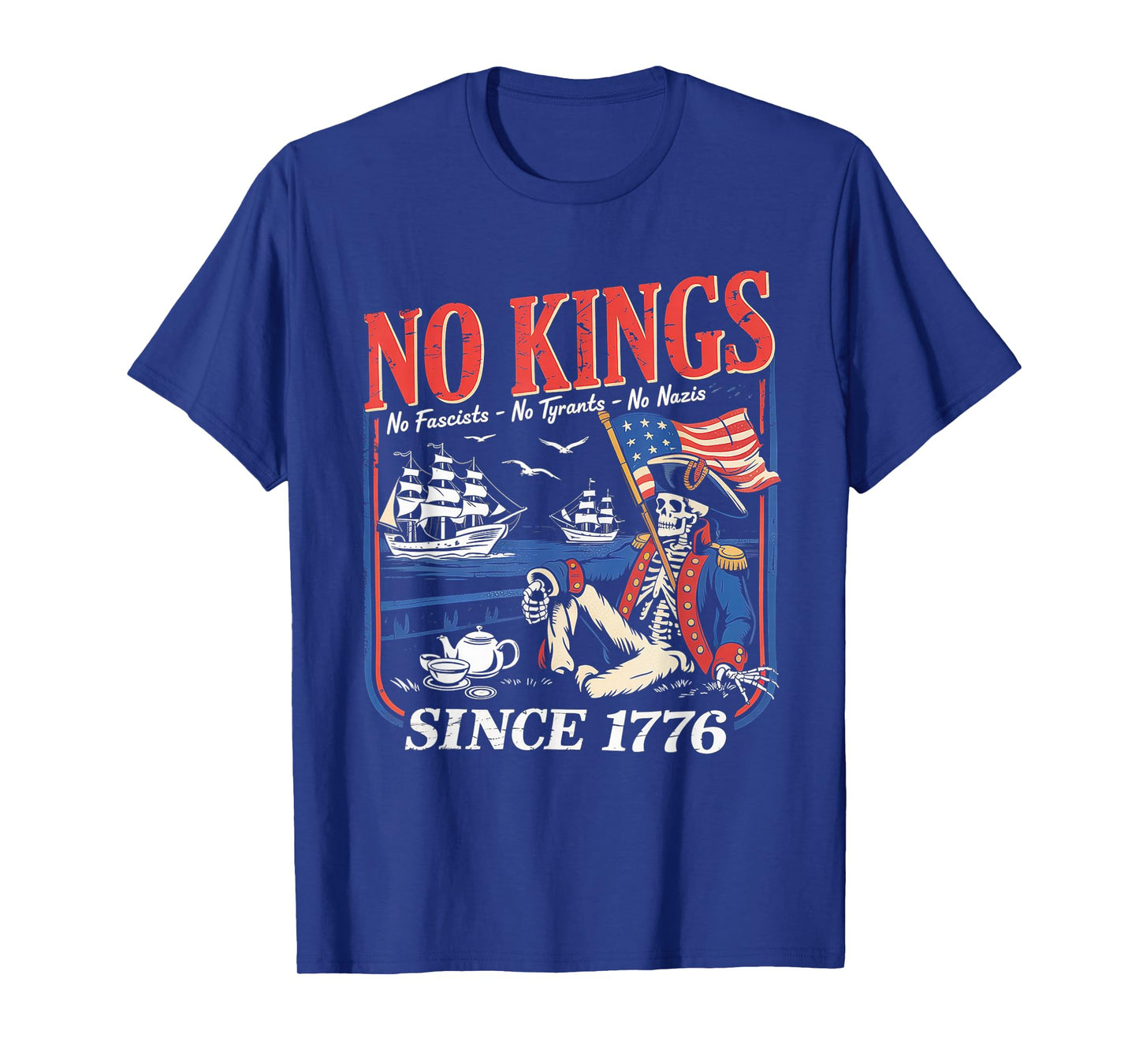 No Kings Tees for Men Women No Kings Vintage T-Shirt