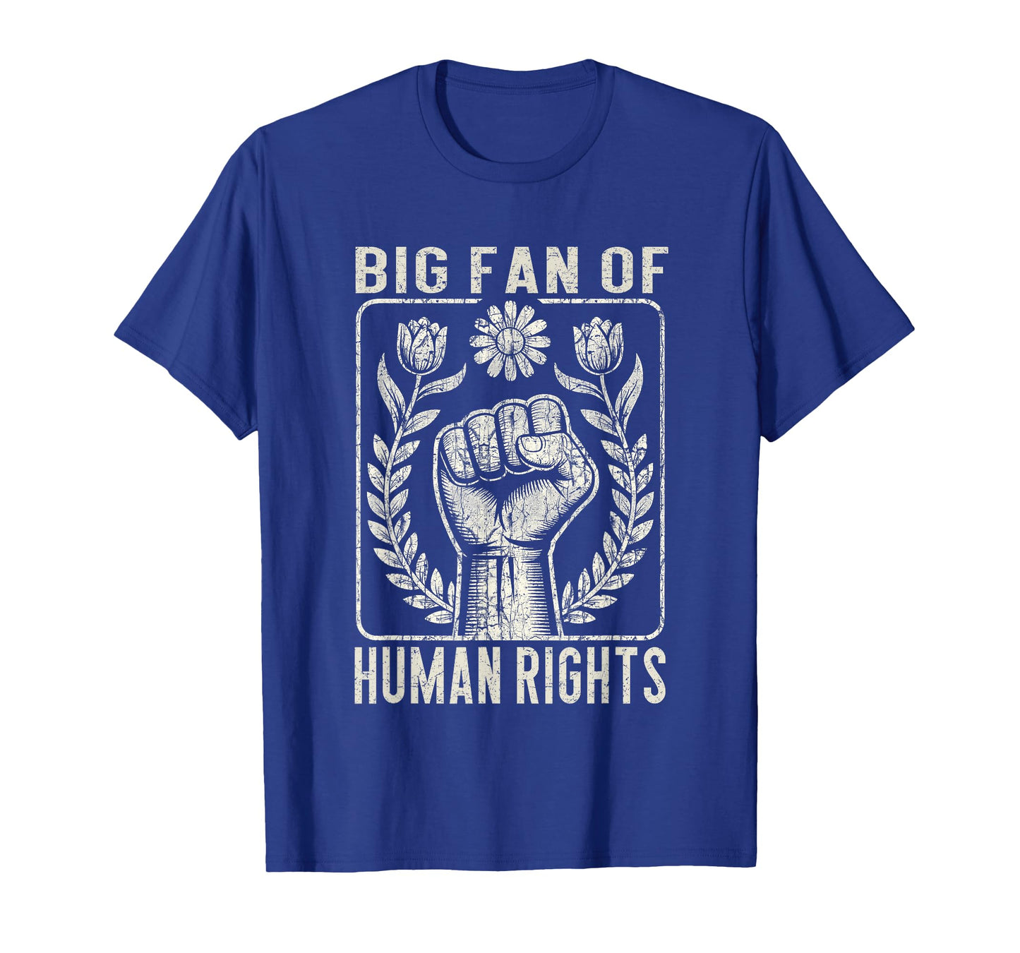 Big Fan of Human Rights Protest Quote Equality Graphic T-Shirt