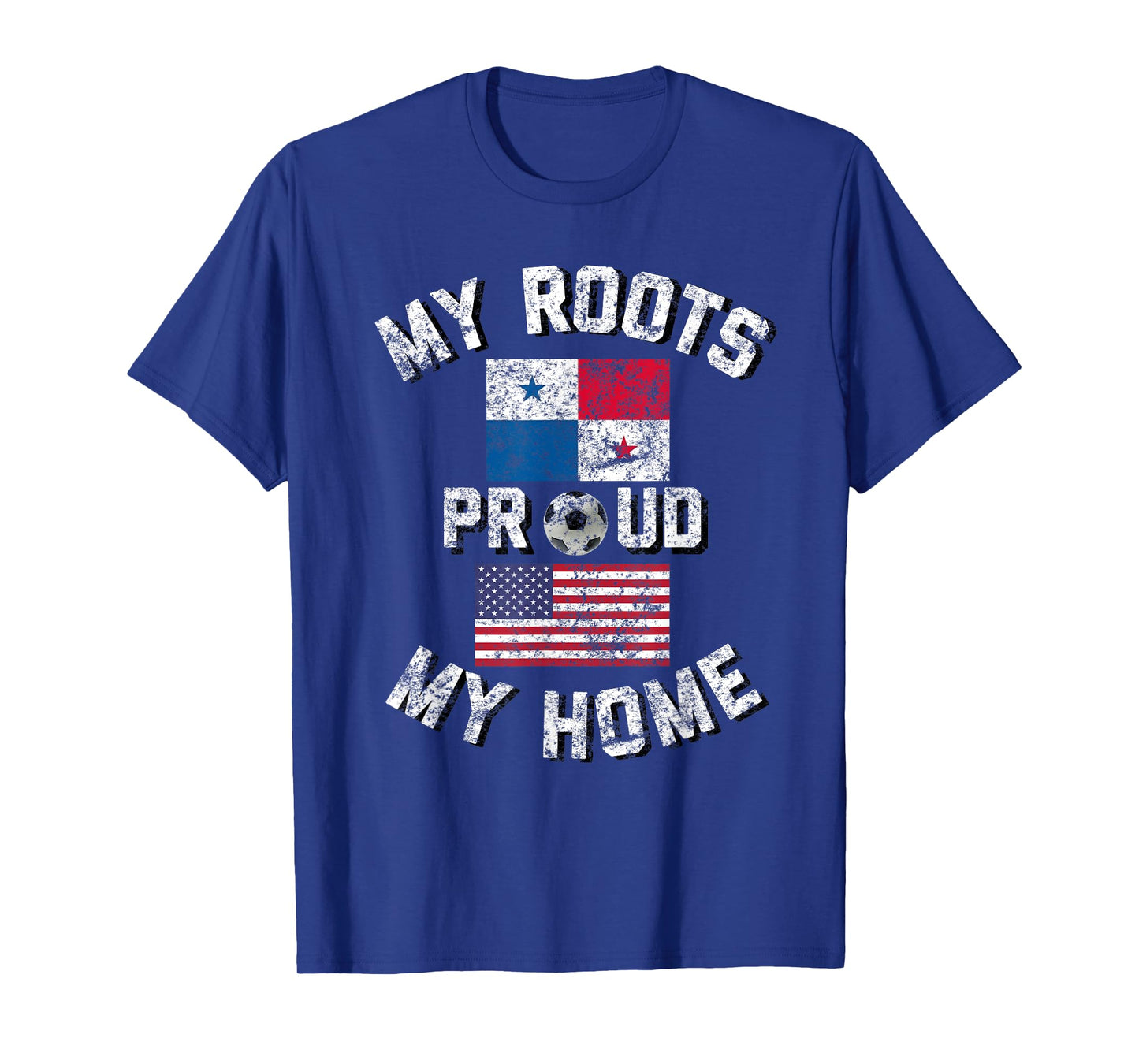 Panama Soccer My Roots My Home Vintage Flag Fan Shirt T-Shirt