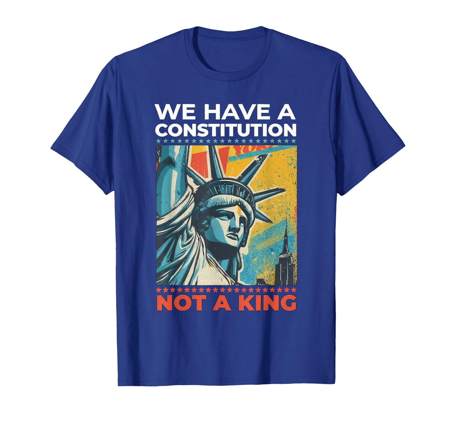 White Portland Frog Tee No Kings Shirt Men Women No Kings T-Shirt