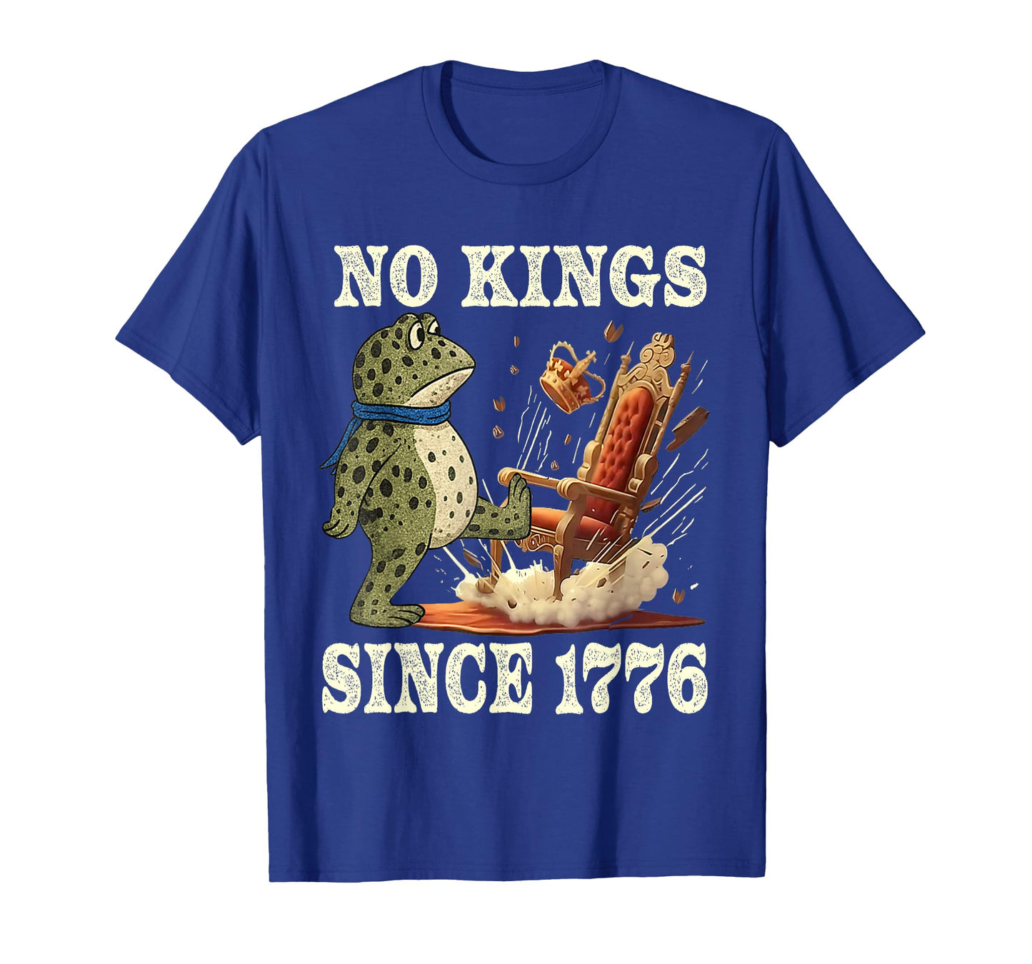 No Kings Since 1776 Frog Protest T-Shirt