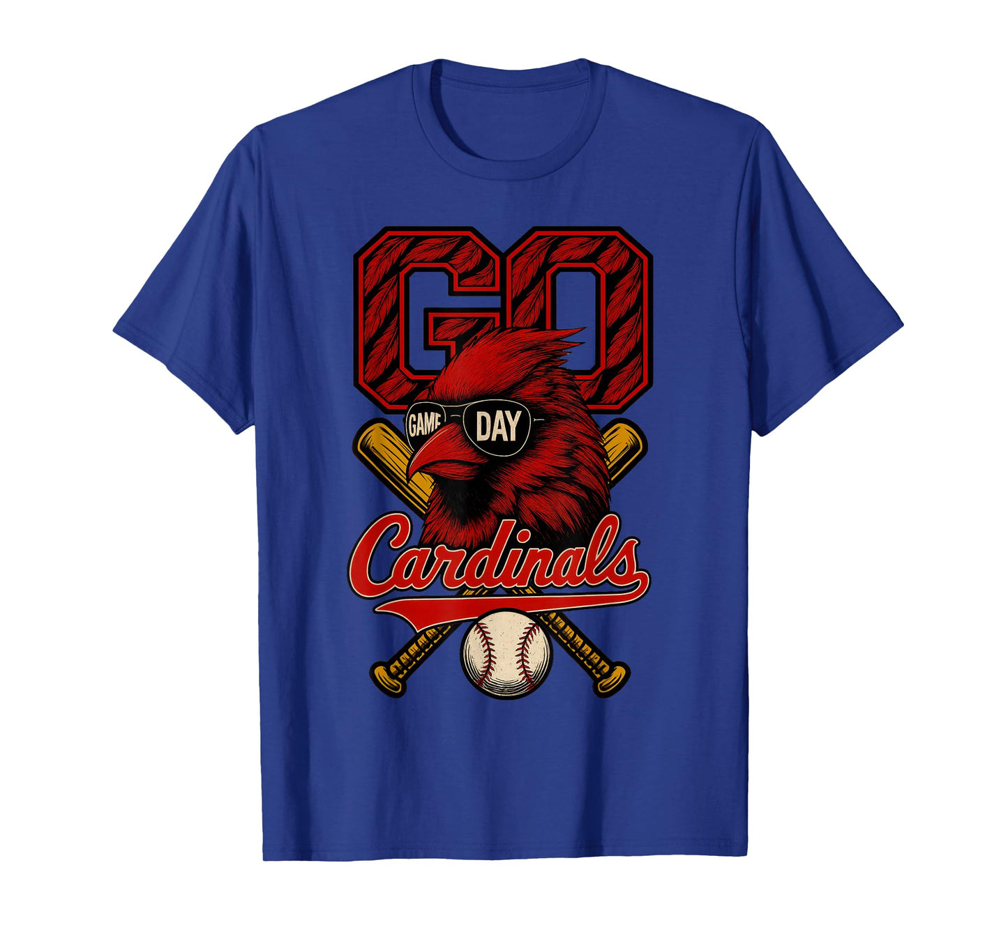 Retro Go Cardinals Game Day Gifts for Men Women Kid Boy Girl T-Shirt