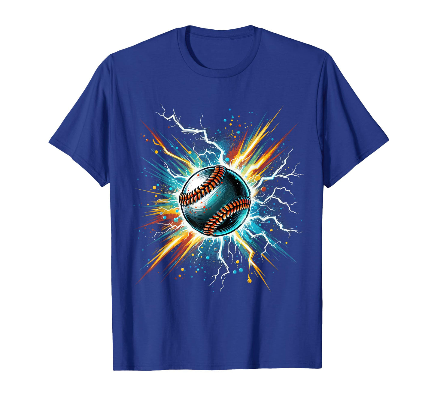 Baseball Player Art Graphic Baseball Fan Boys Mens T-Shirt