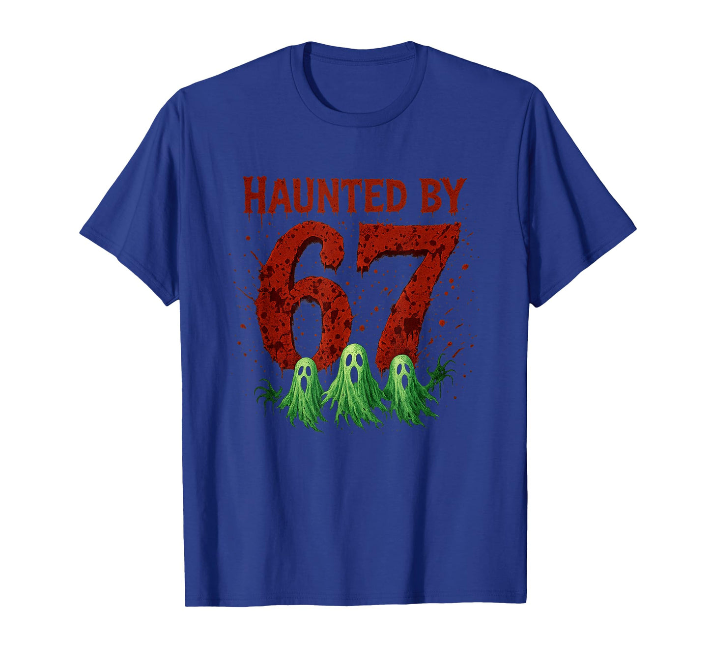 Haunted by 67 Six Seven 6 7 Meme Gen Alpha Halloween Shirt T-Shirt