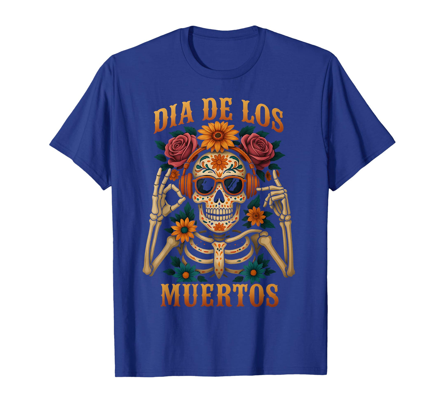 HUGvyn Dia De Los Muertos Sugar Skull Six Seven Meme 6 7 Kid T-Shirt