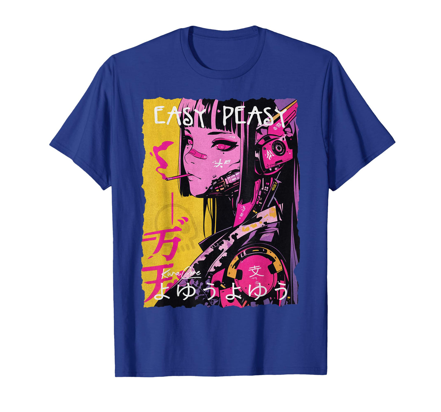 Japanese Streetwear Cyberpunk Y2K Techwear Retro Manga Anime T-Shirt