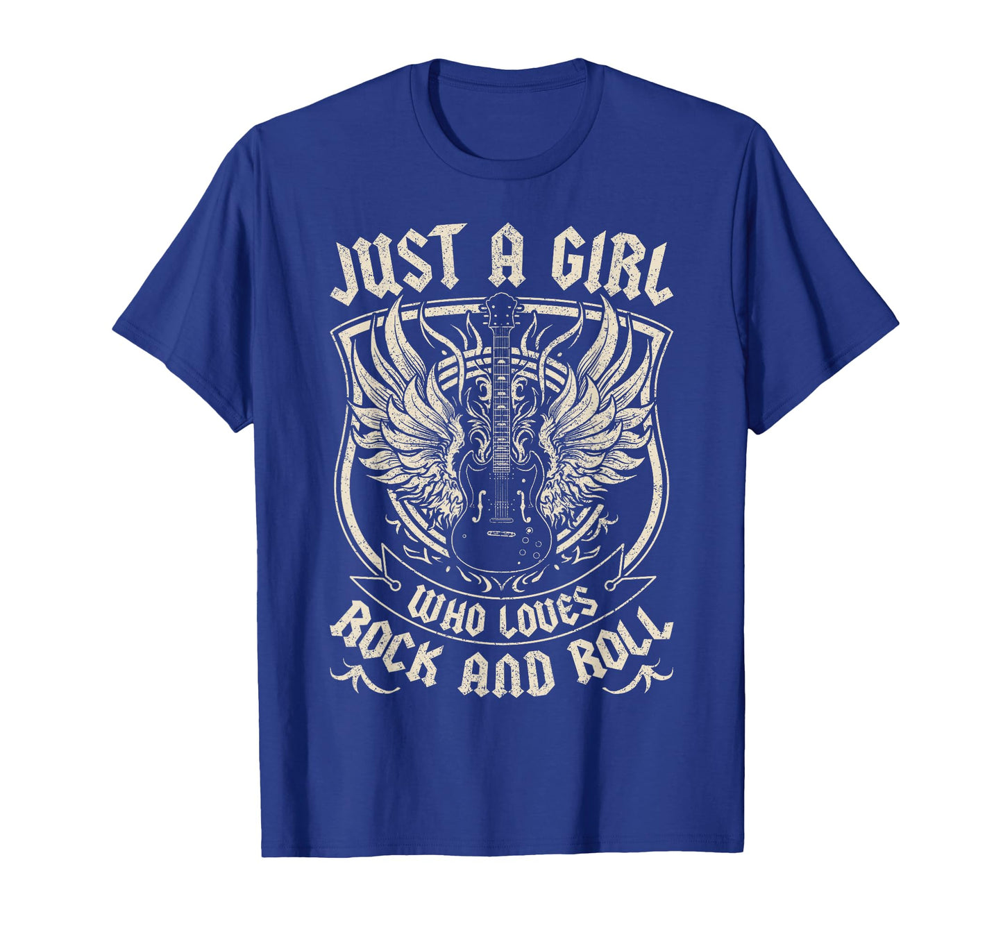 Rock Band Rock Concert Just A Girl Who Loves Rock And Roll T-Shirt