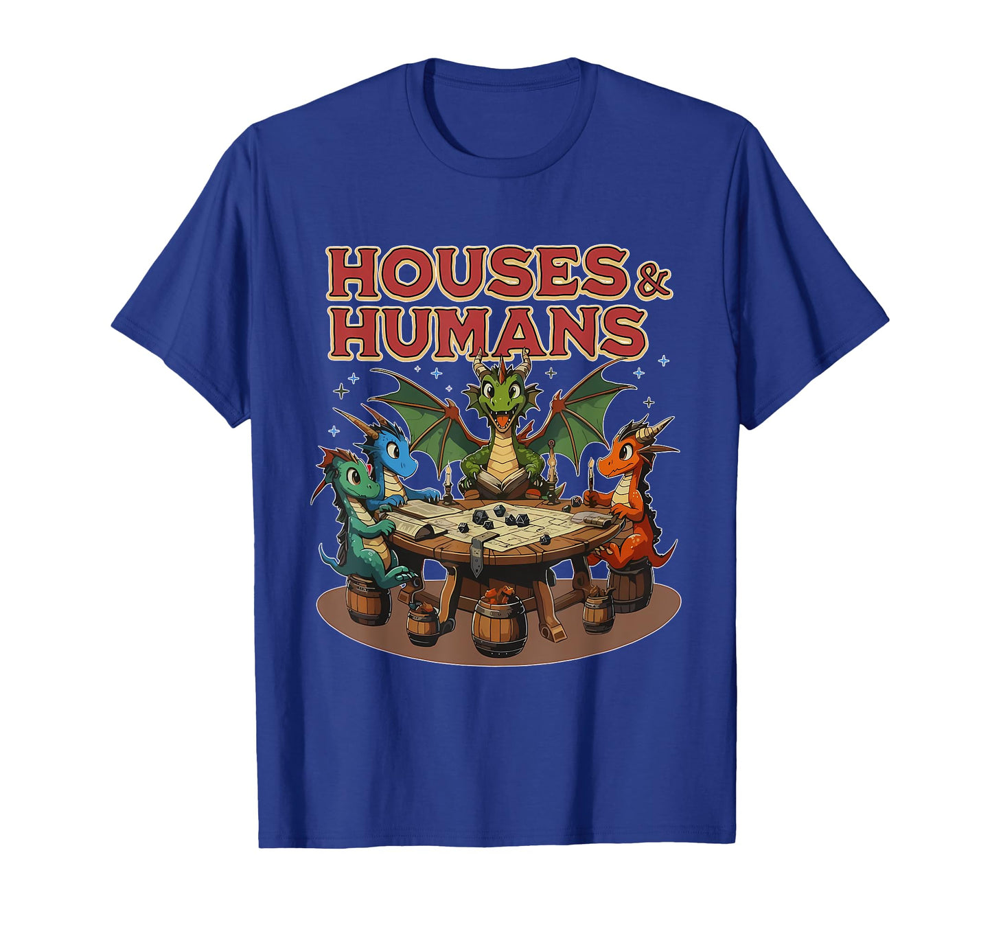 Retro Houses And Humans Gamer Video Game T-Shirt