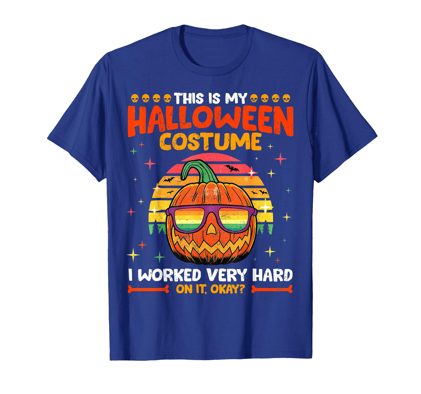 This Is My Halloween Costume Jack O Lantern Mens Womens T-Shirt