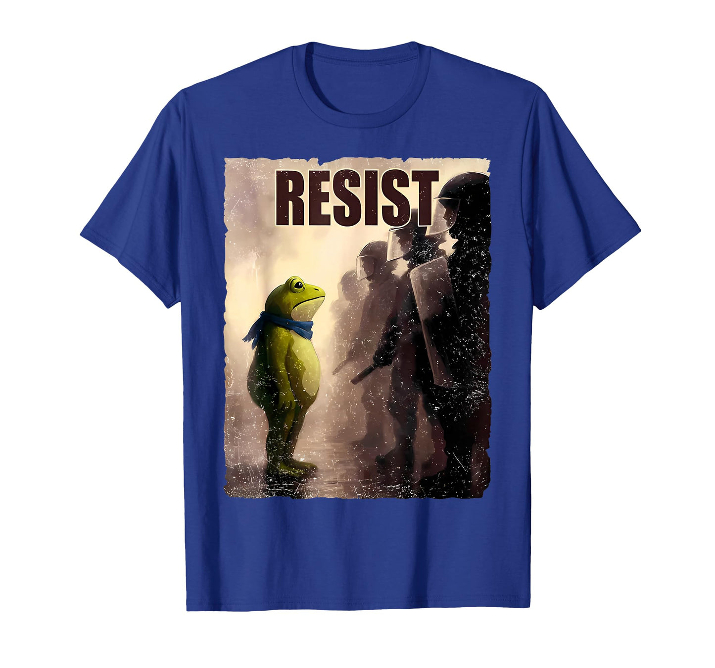 Vintage Portland 2025 Resist Frog Protest Men Women T-Shirt
