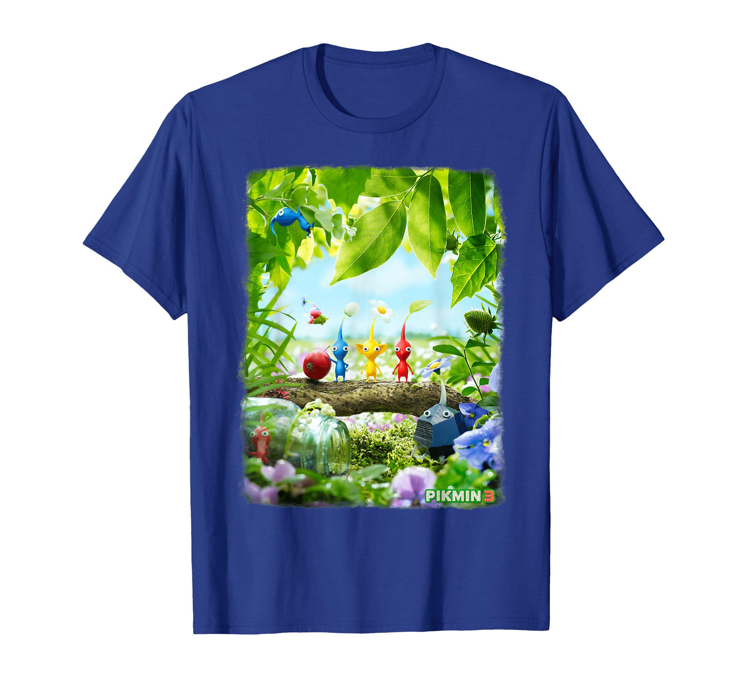 Nintendo Pikmin 3 Tree Group Shot Game Poster T-Shirt