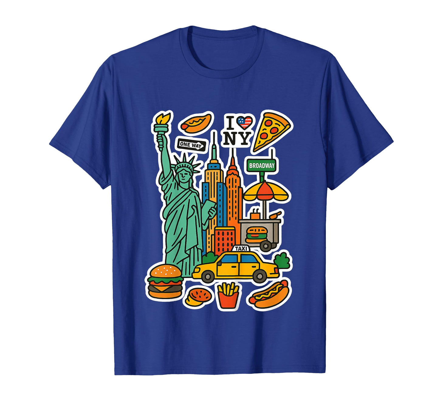 New York City Souvenir NY Icons Toddlers Kids Boys or Girls T-Shirt