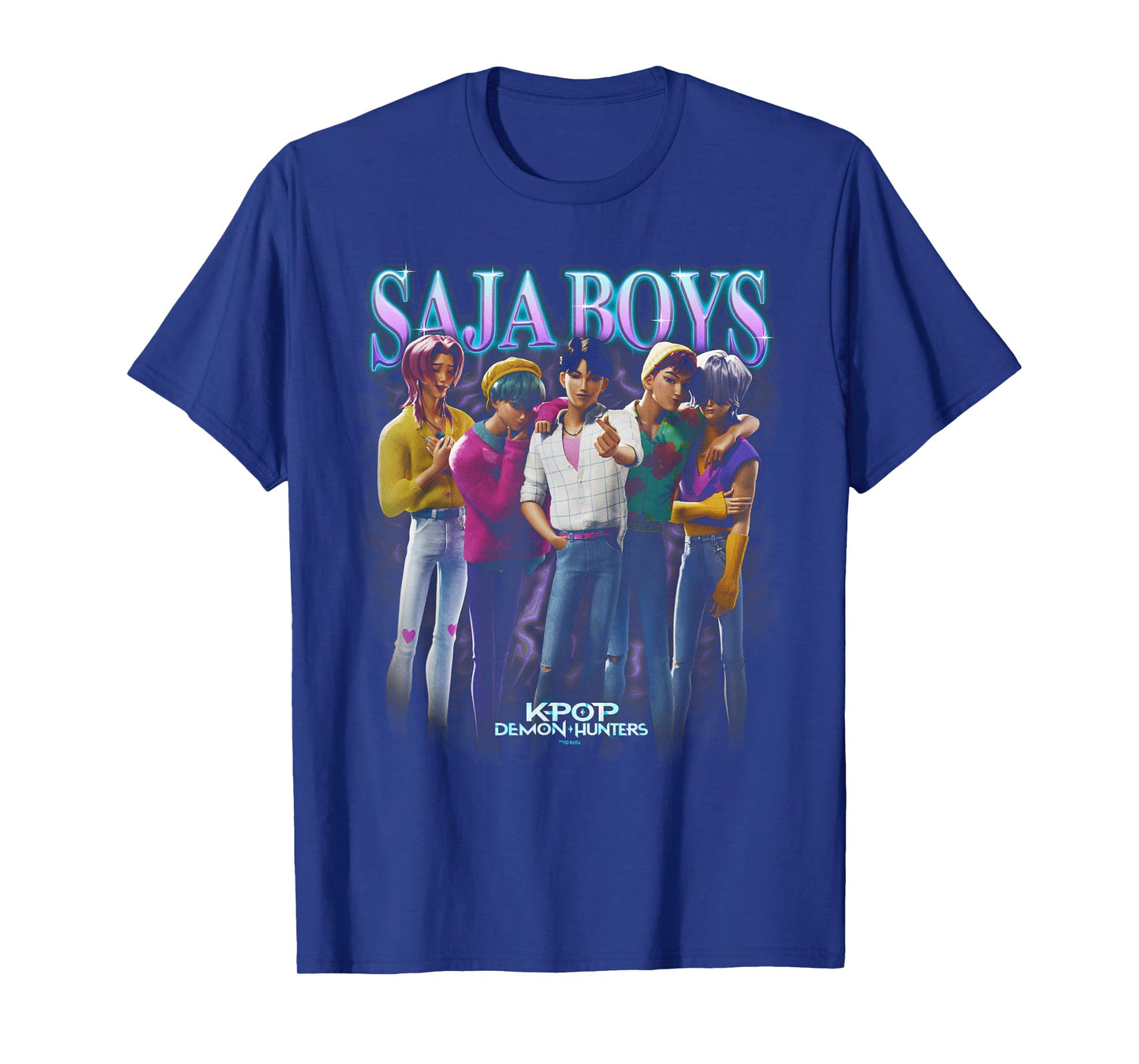 KPop Demon Hunters Saja Boys Heartthrob Officially Licensed T-Shirt
