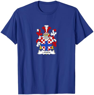 Larkin Coat of Arms - Family Crest T-Shirt - T-Shirt | Royal