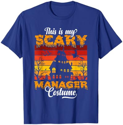 Manager halloween costume Boss Halloween T-Shirt - T-Shirt | Royal