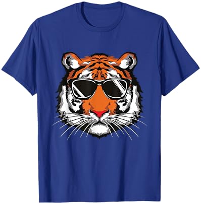 Cool Tiger Sunglasses Vintage Bengal Tiger Lovers T-Shirt - T-Shirt | Royal