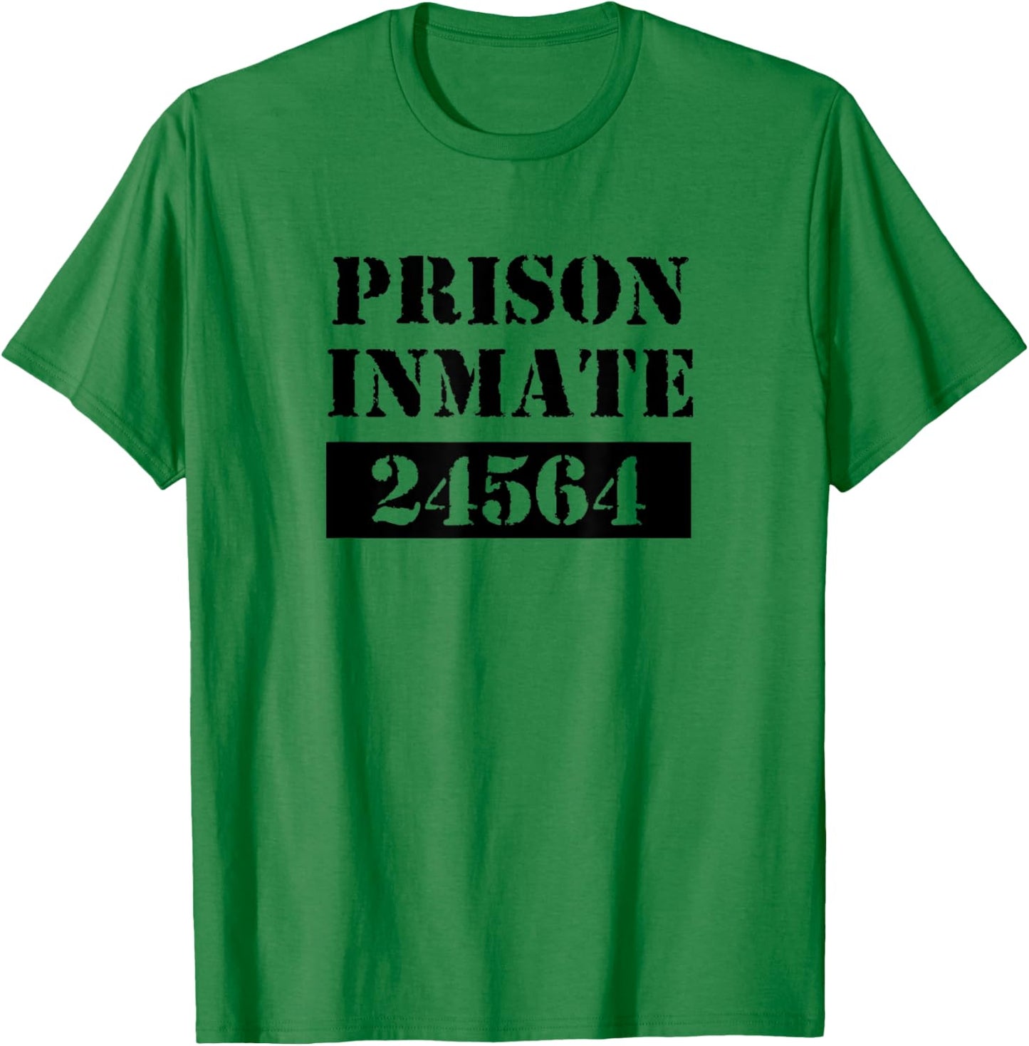 Prisoner Costume Orange Prison Uniform Halloween Jail Inmate T-Shirt - T-Shirt | Irish Green