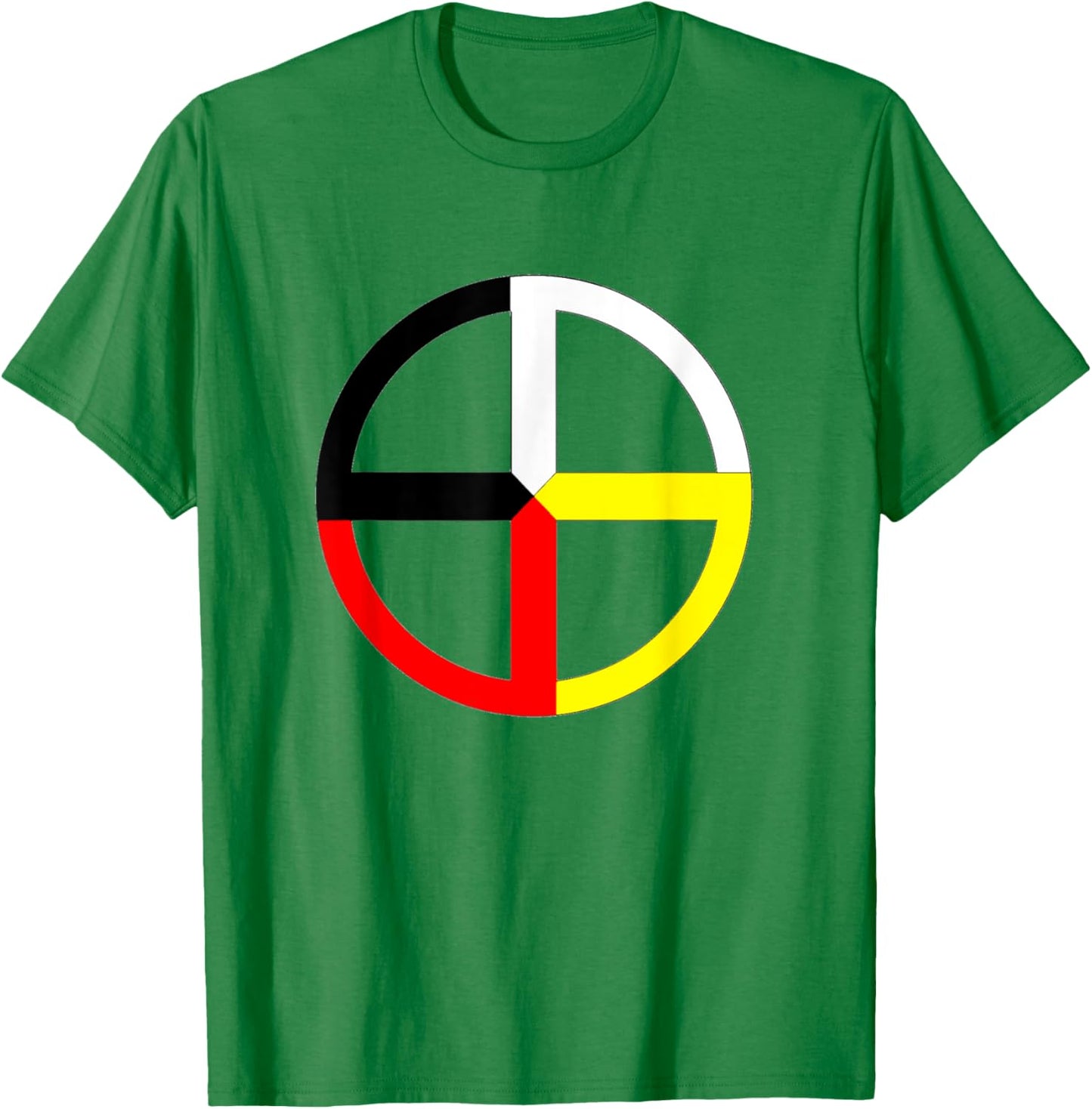 Medicine Wheel Symbol T-Shirt - T-Shirt | Irish Green