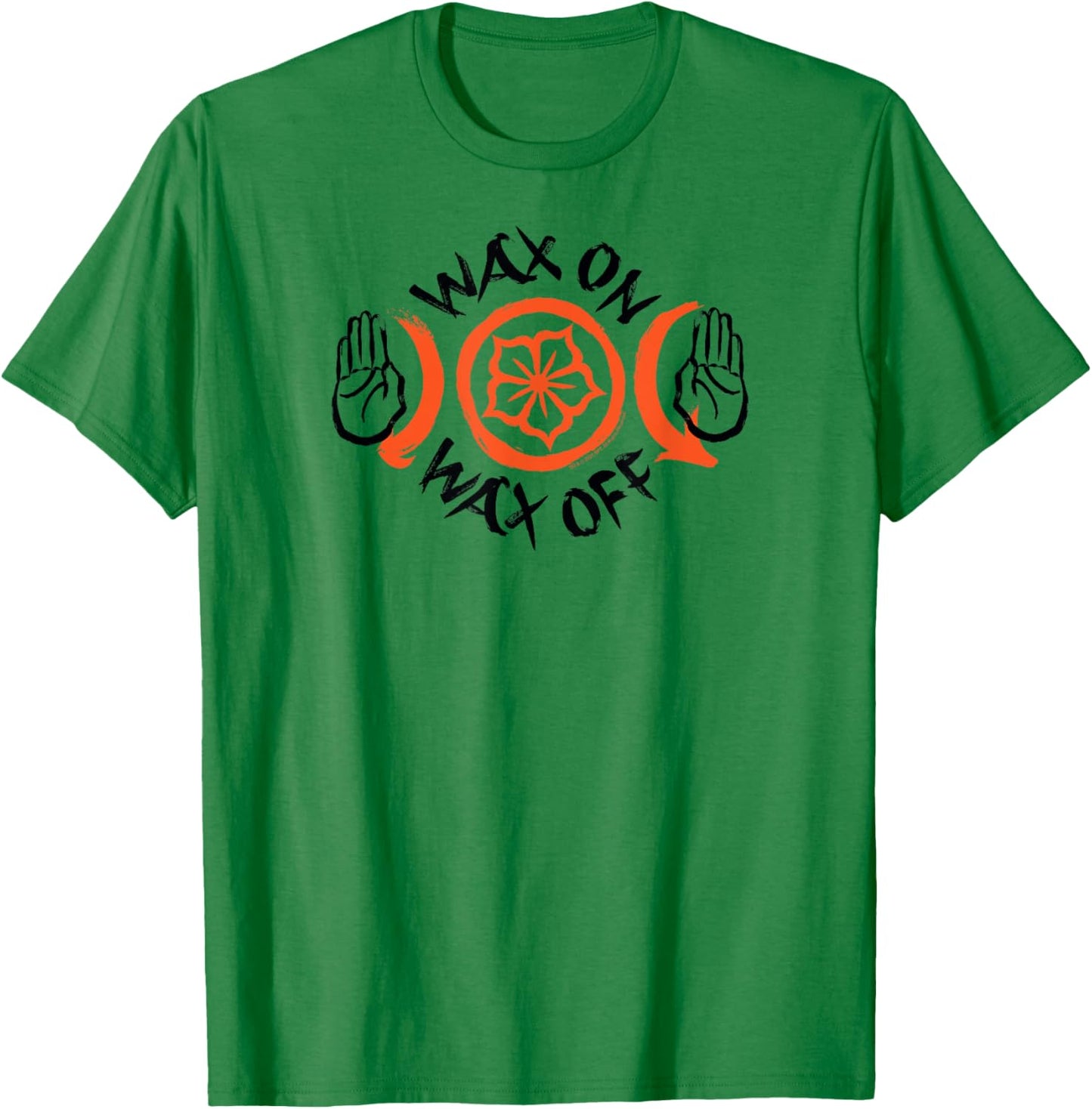Cobra Kai Wax On Wax Off T-Shirt - T-Shirt | Irish Green