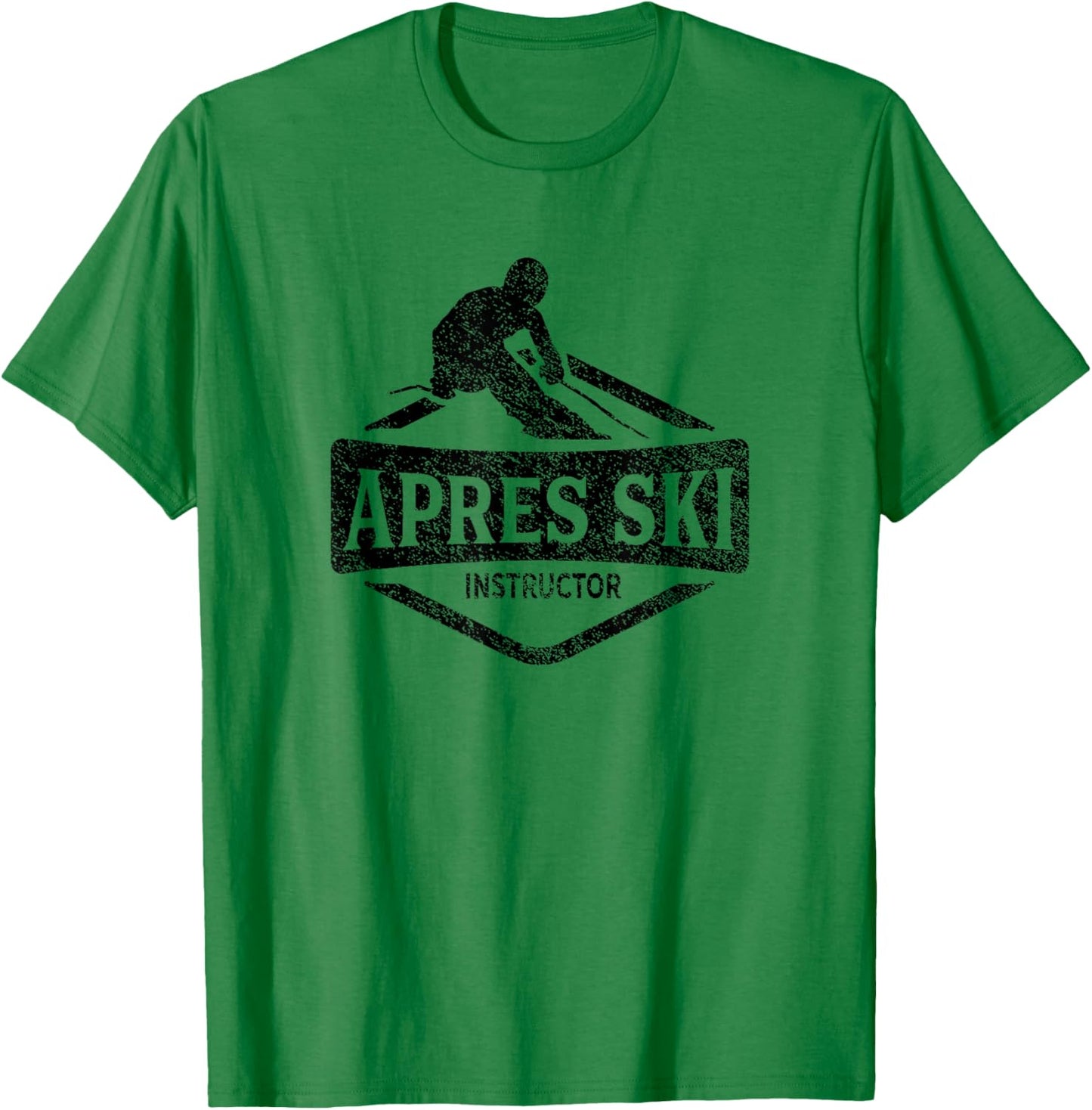 Apres Ski Instructor Party Afterski Skiing Skier T-Shirt - T-Shirt | Irish Green
