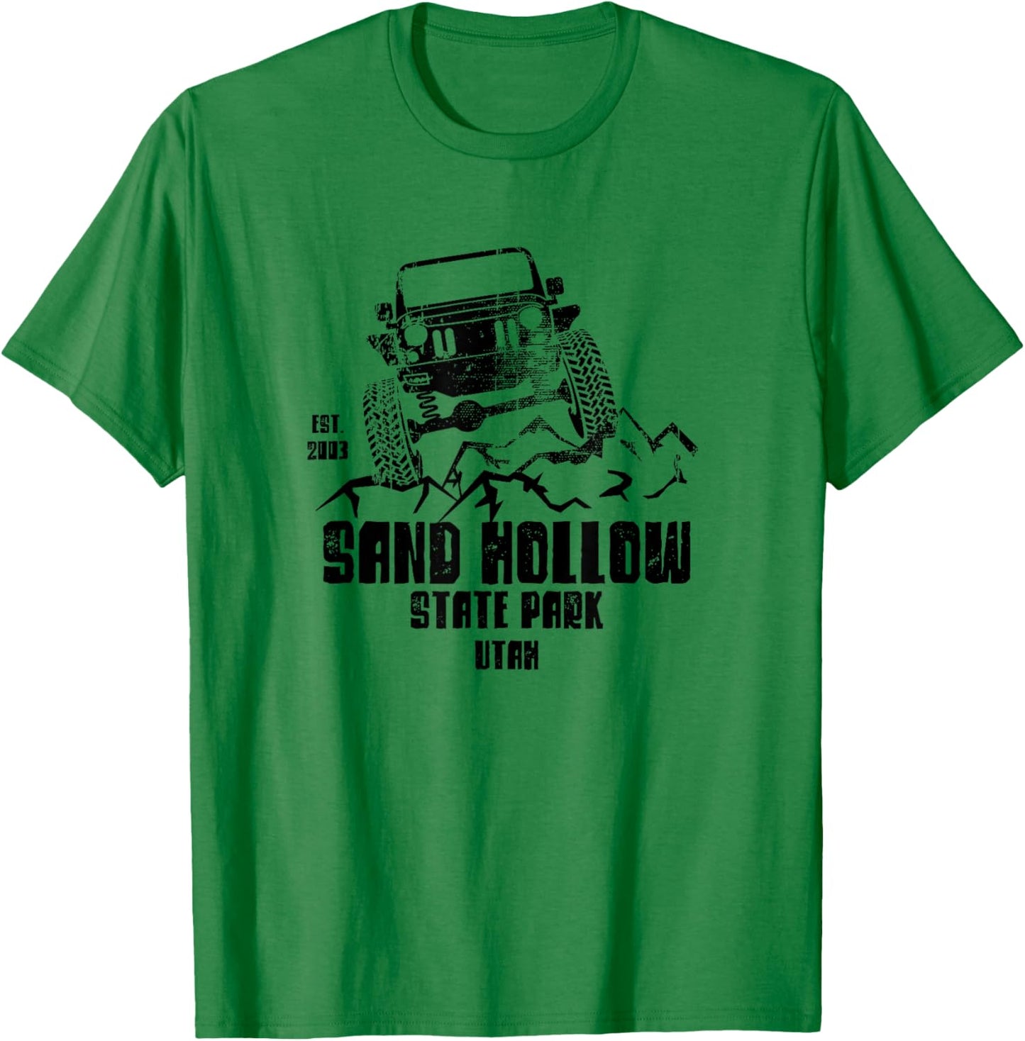 SAND HOLLOW STATE PARK cool design T-Shirt - T-Shirt | Irish Green