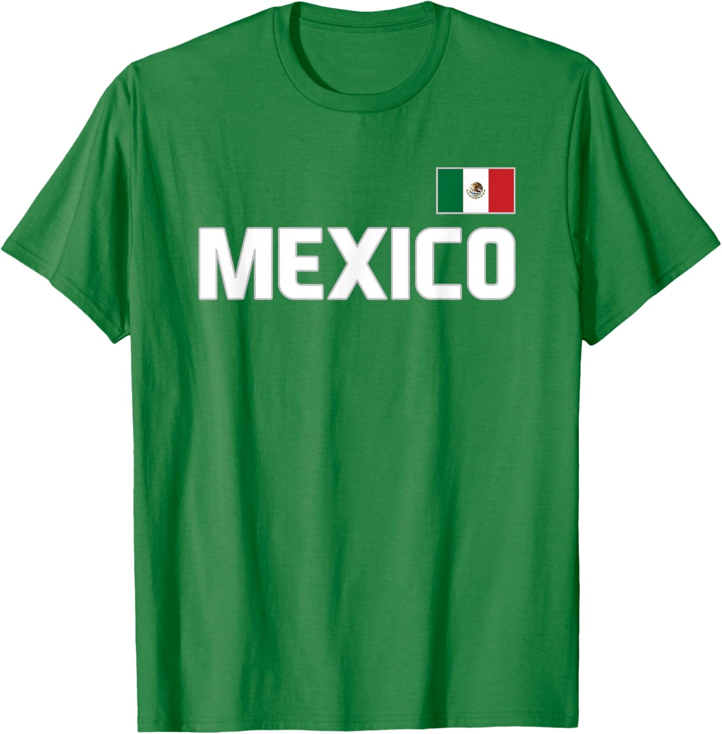 Mexico Flag Mexican Pride International Country T-Shirt - T-Shirt | Irish Green