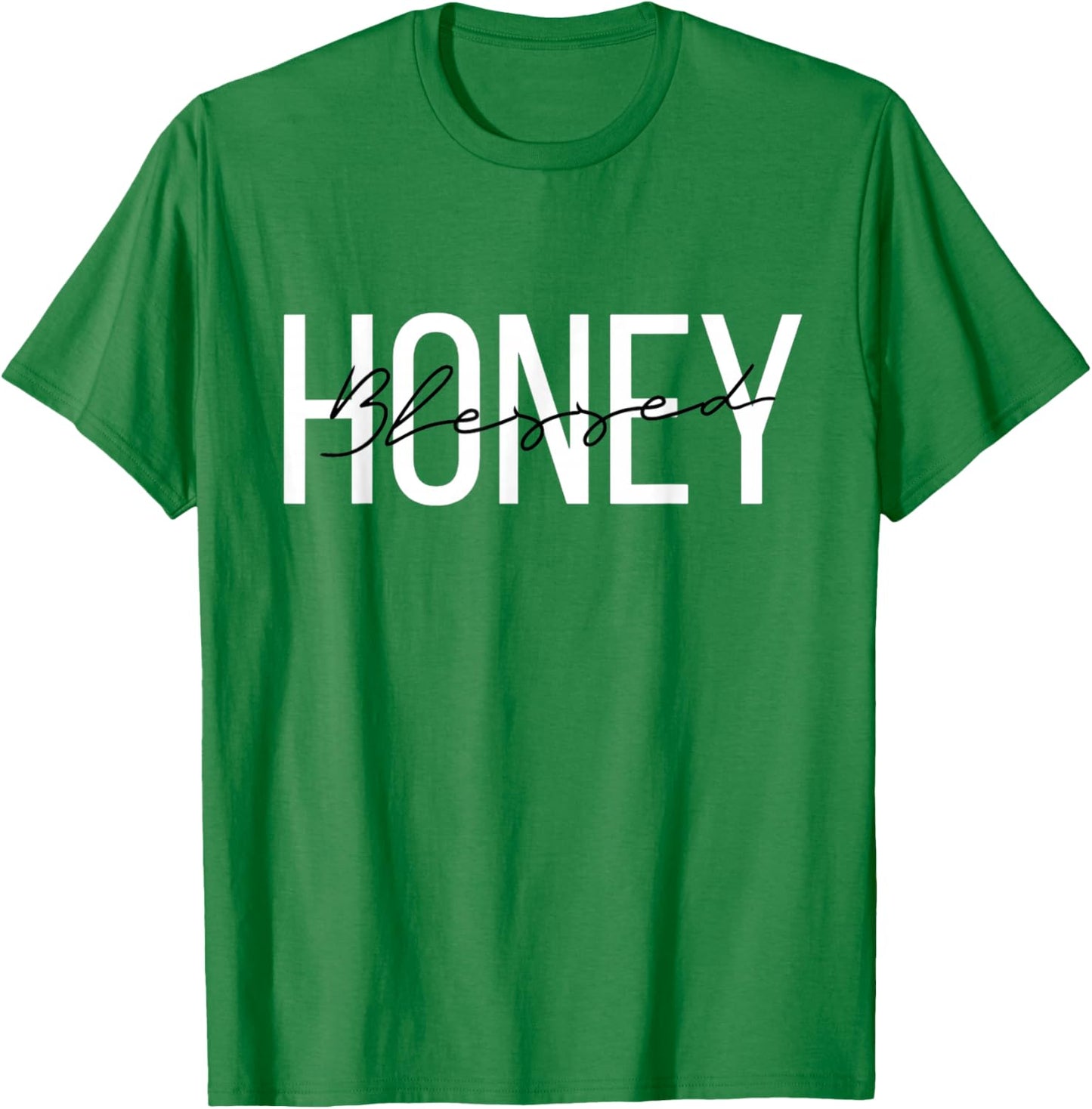 Blessed Honey Grandma Honey Grandmother T-Shirt - T-Shirt | Irish Green