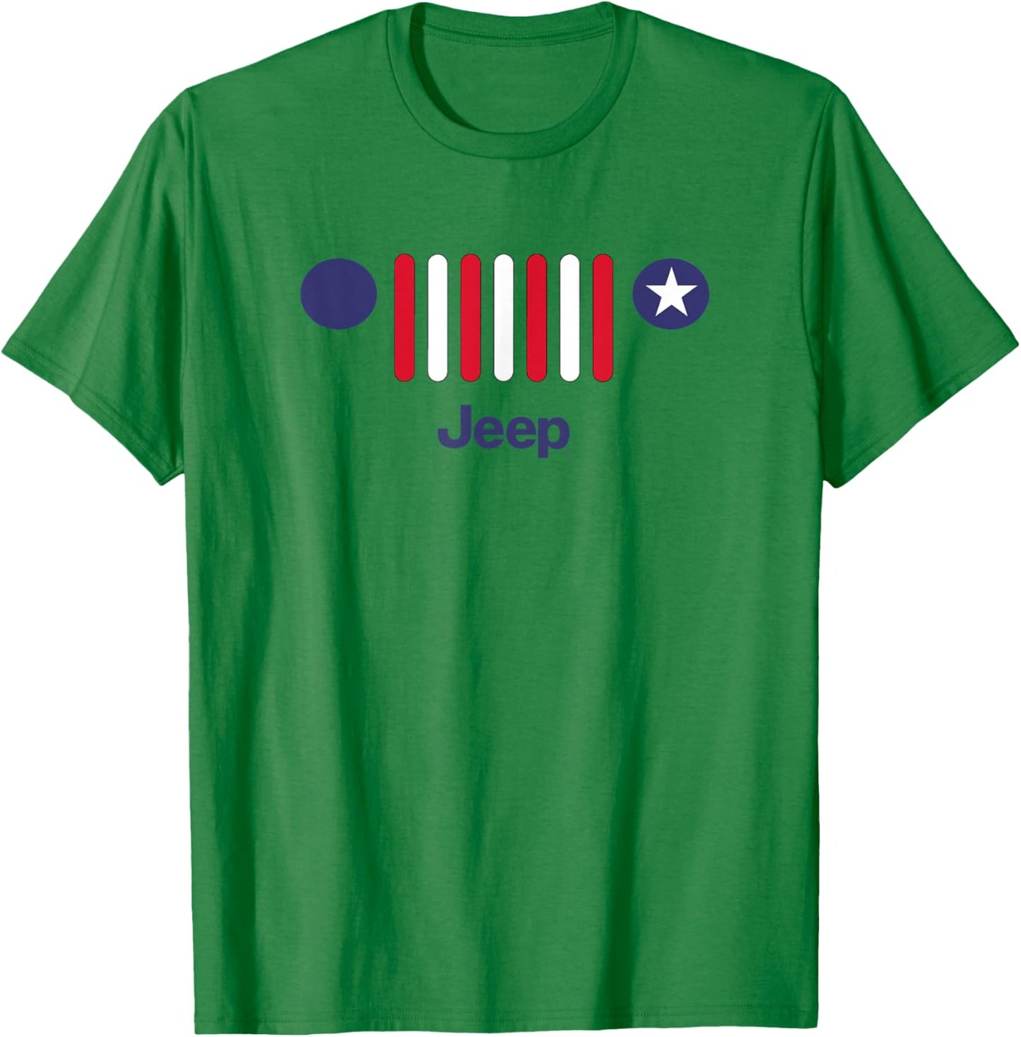 Jeep America 7-Slot Grille T-Shirt - T-Shirt | Irish Green