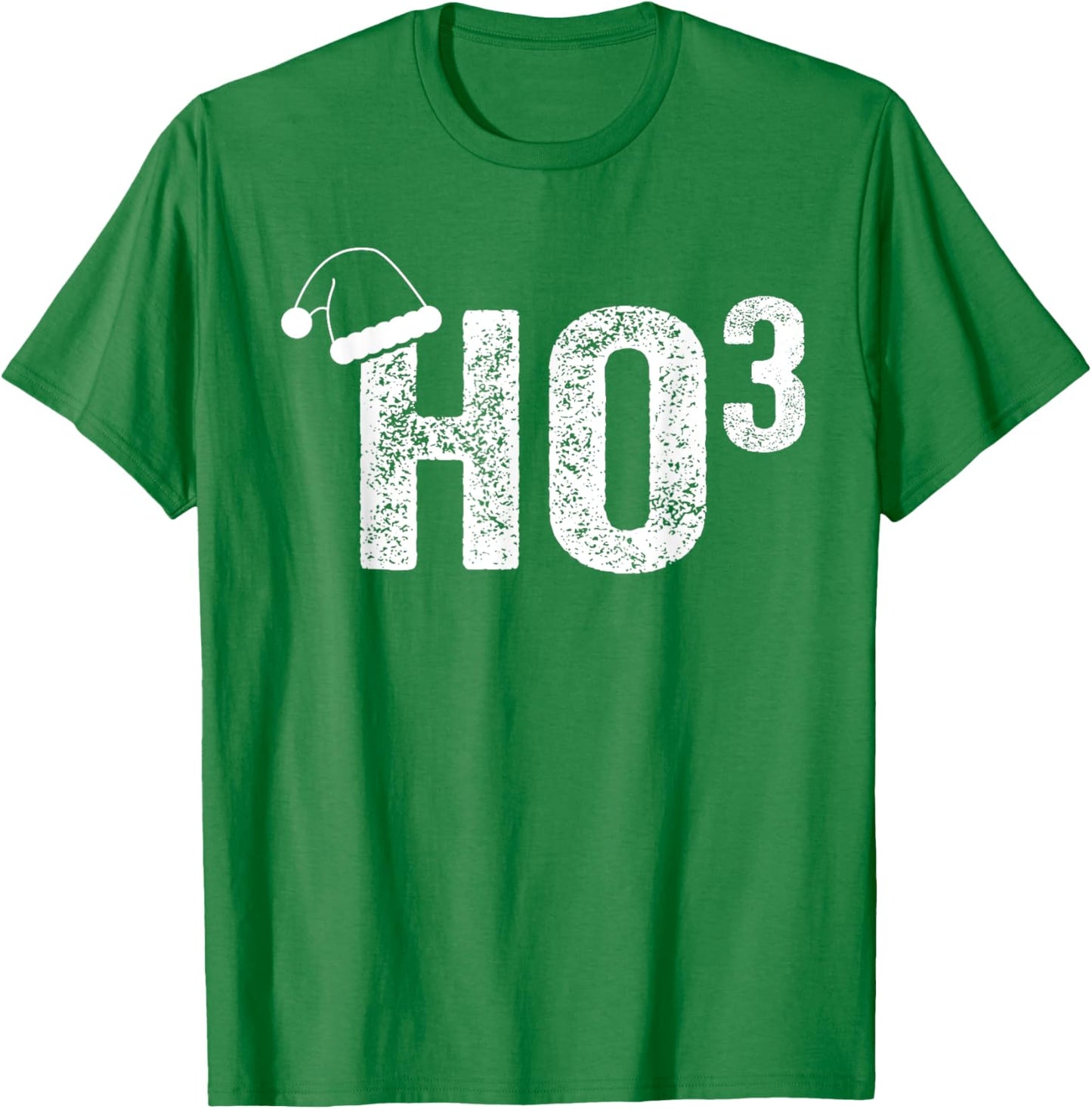 Funny Ho Ho Ho HO3 Math Teacher Santa Hat Christmas Xmas T-Shirt - T-Shirt | Irish Green