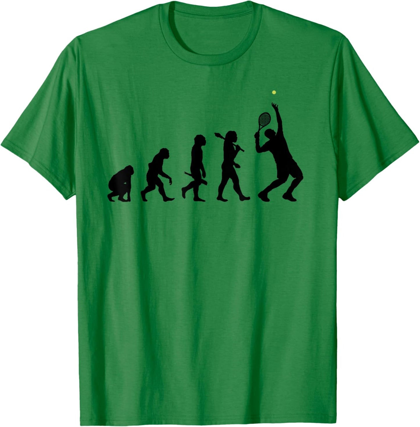 Evolution of a Tennis Player T-Shirt - T-Shirt | Irish Green